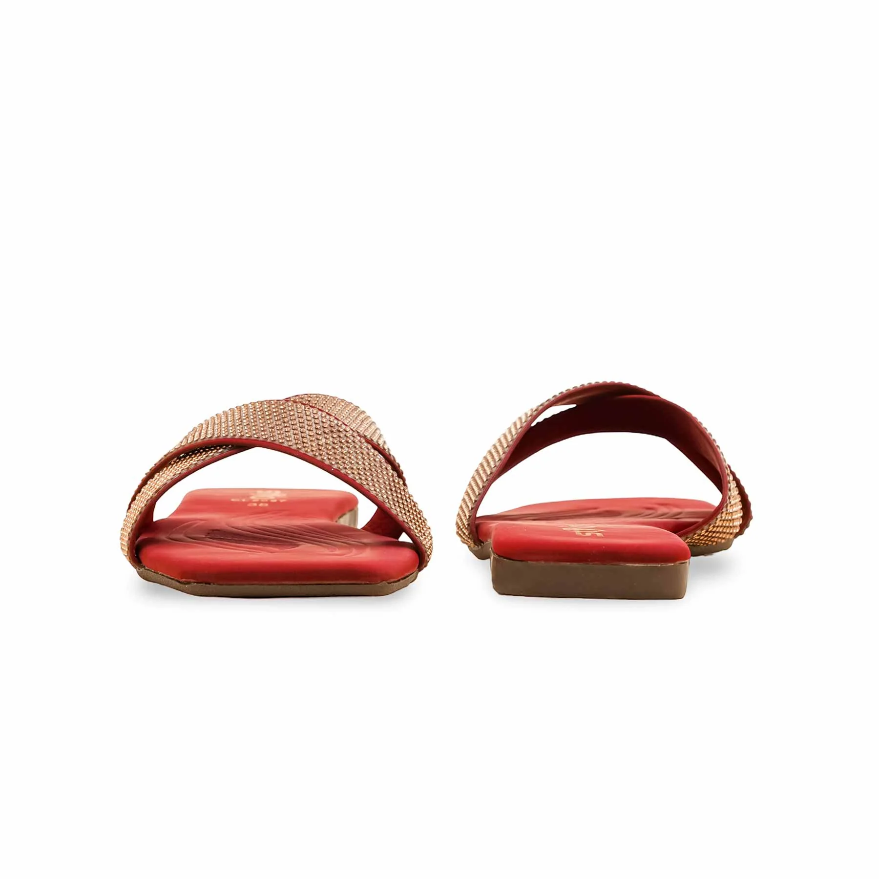 Maroon Casual Slipper For Ladies CL2097 - Image 4