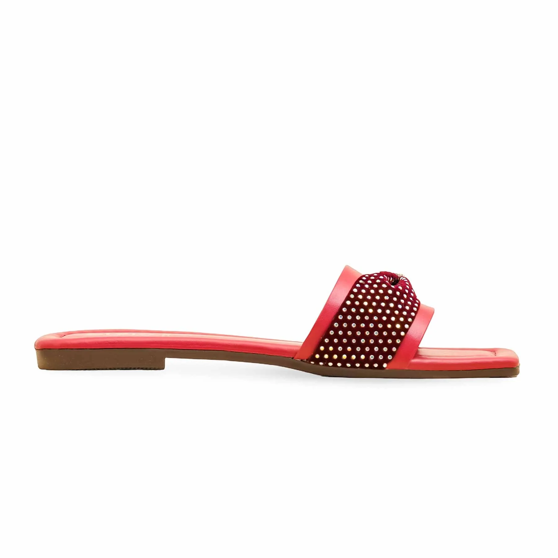 Maroon Casual Slipper For Ladies CL2106 - Image 2