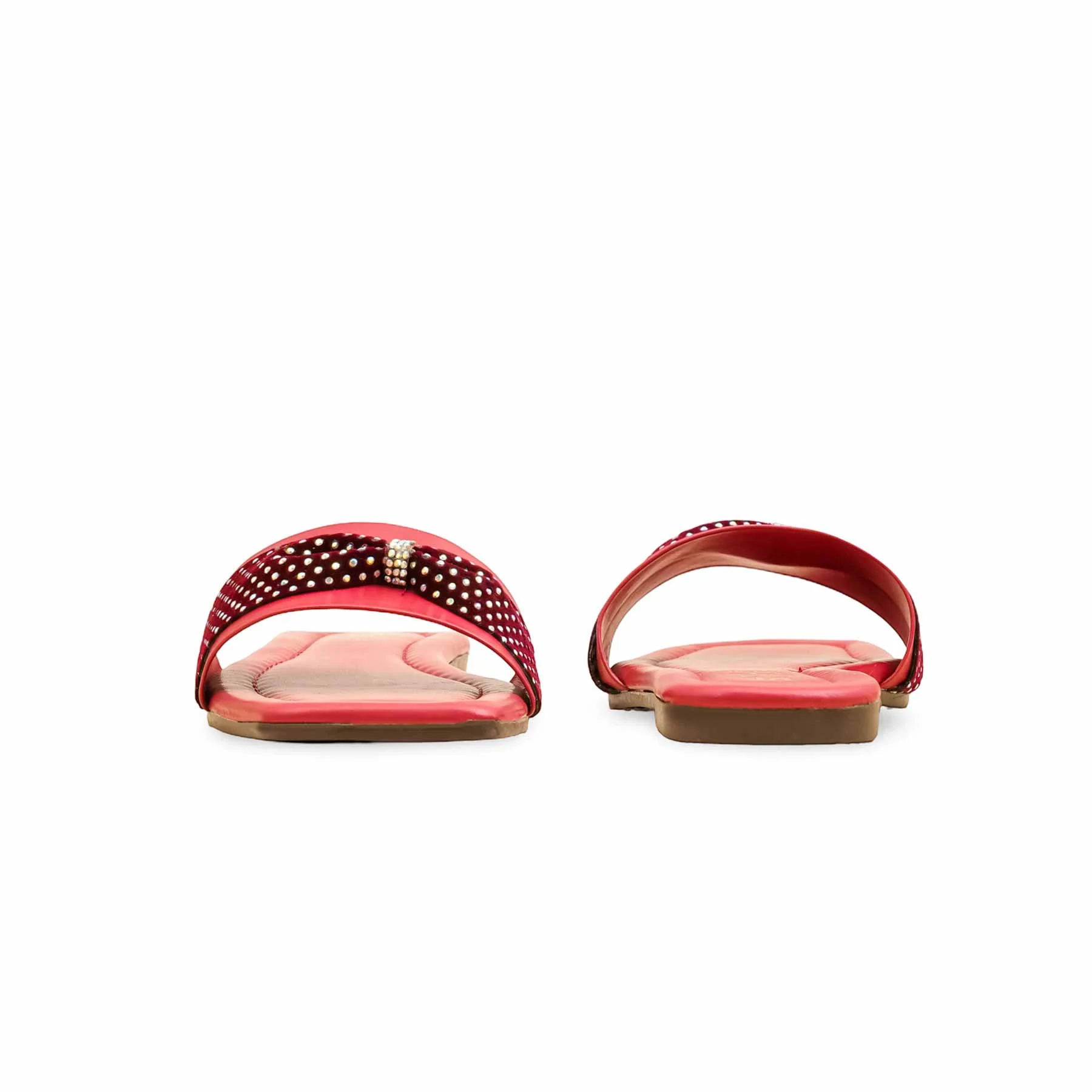 Maroon Casual Slipper For Ladies CL2106 - Image 4