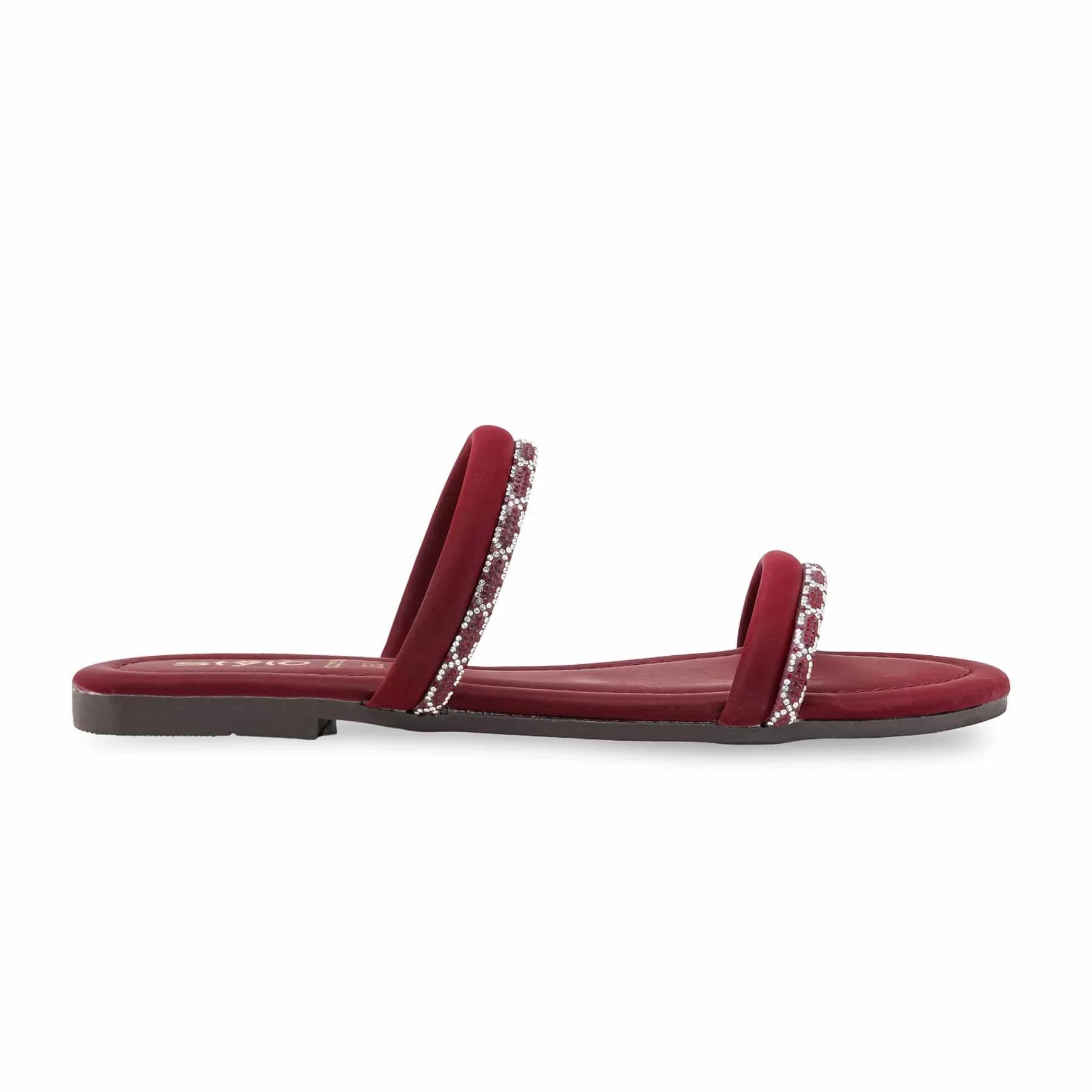 Maroon Casual Slipper For Women CL2151 - Image 2