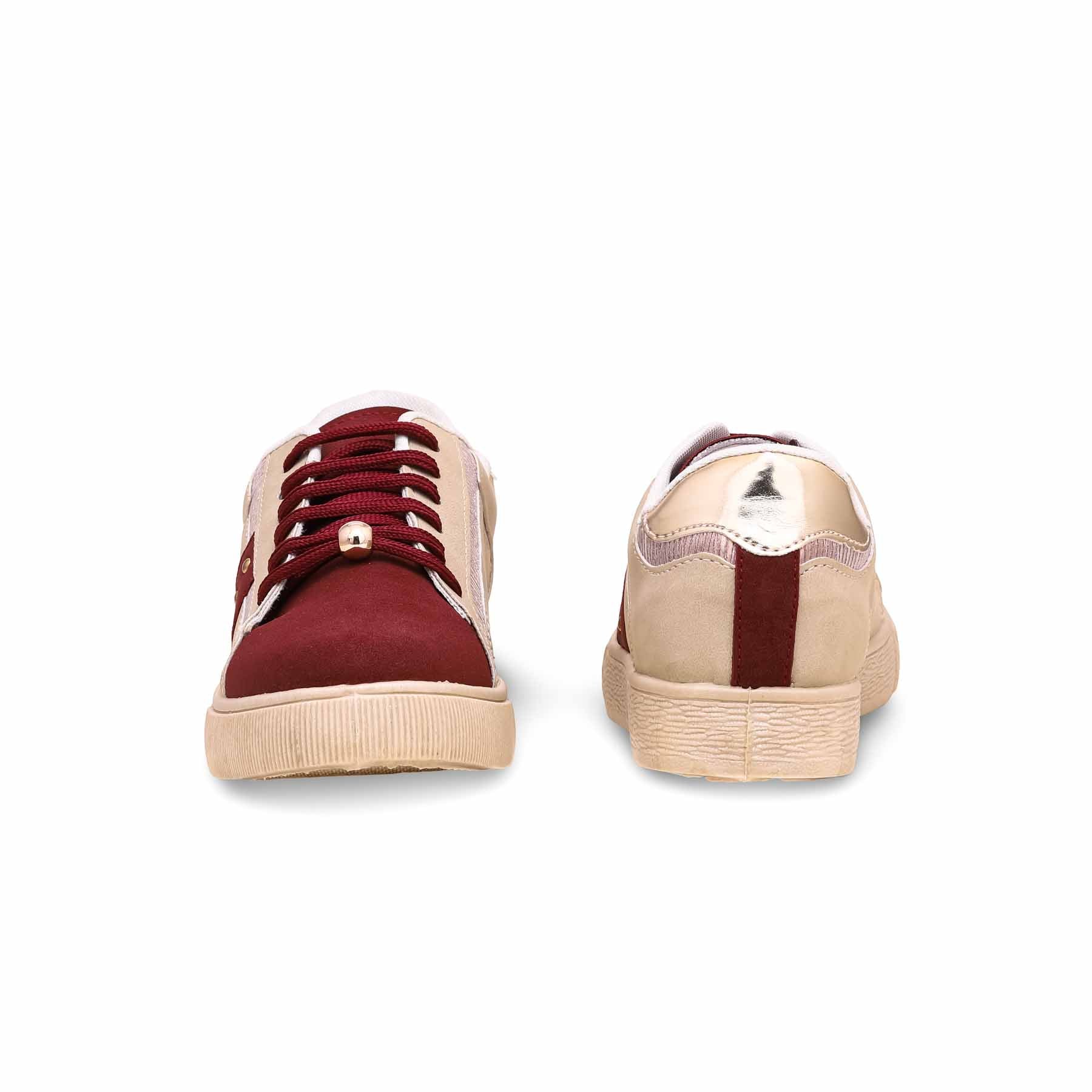 Maroon Casual Sneaker AT7333 - Image 4