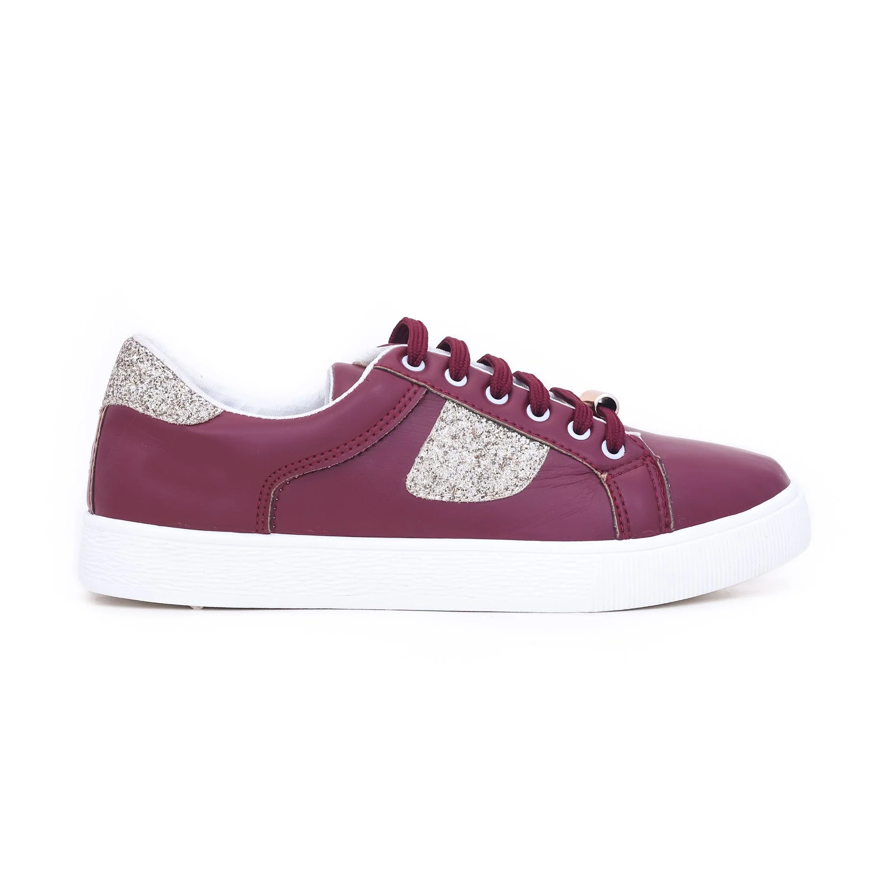 Maroon Casual Sneakers AT7101 - Image 2