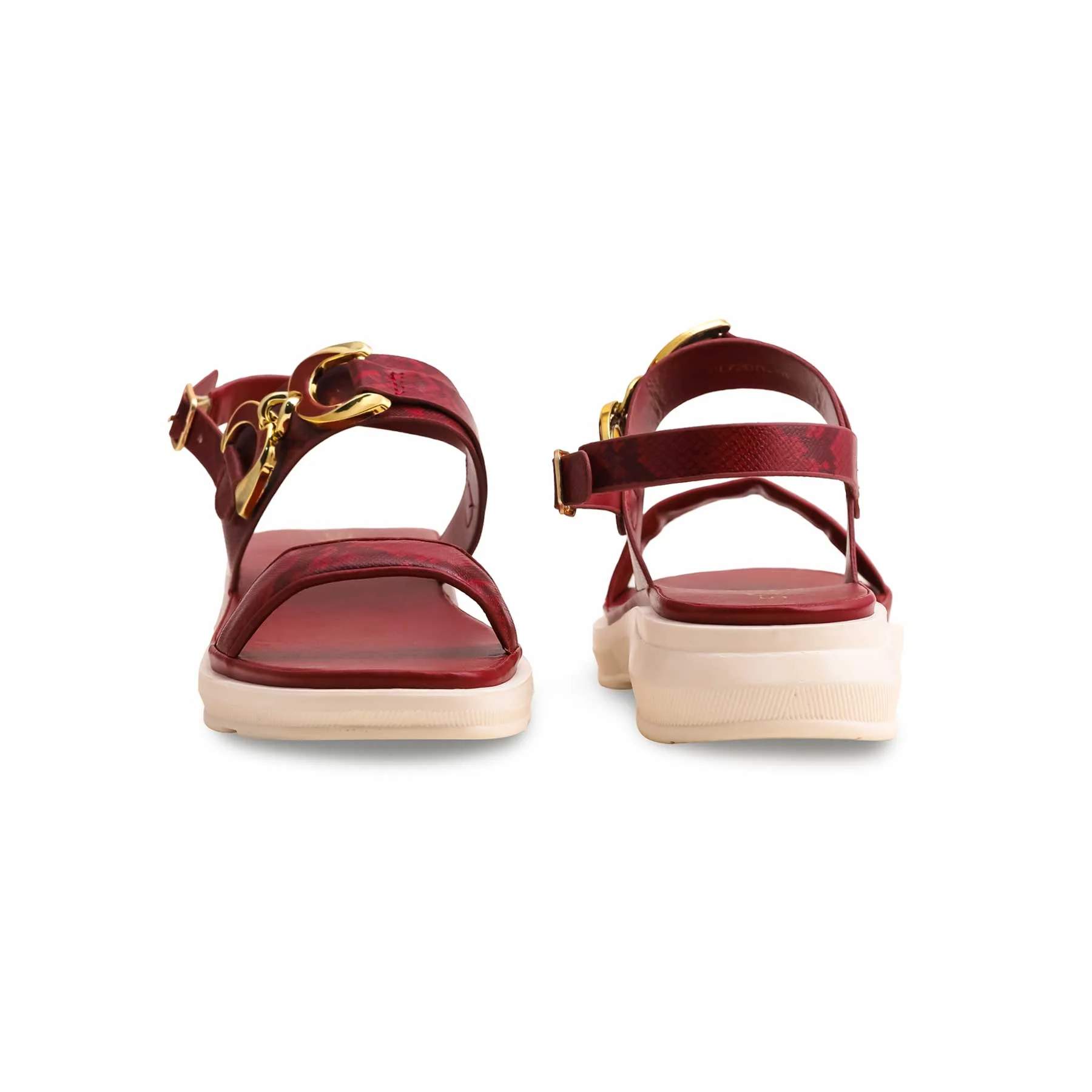 Maroon Casual Sandal CL7200 - Image 4