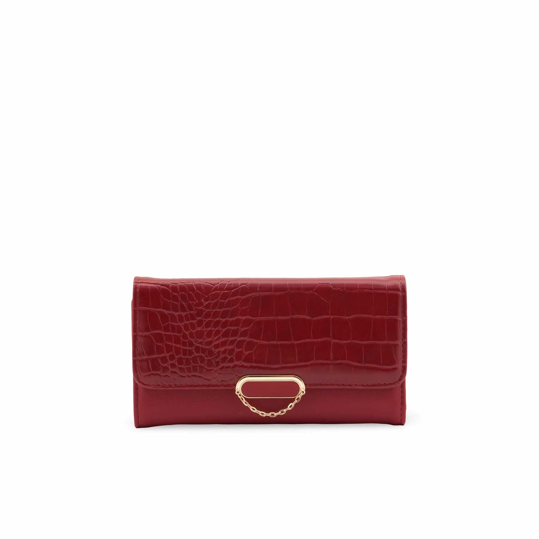 Maroon Casual Wallet For Ladies P71130 - Image 2
