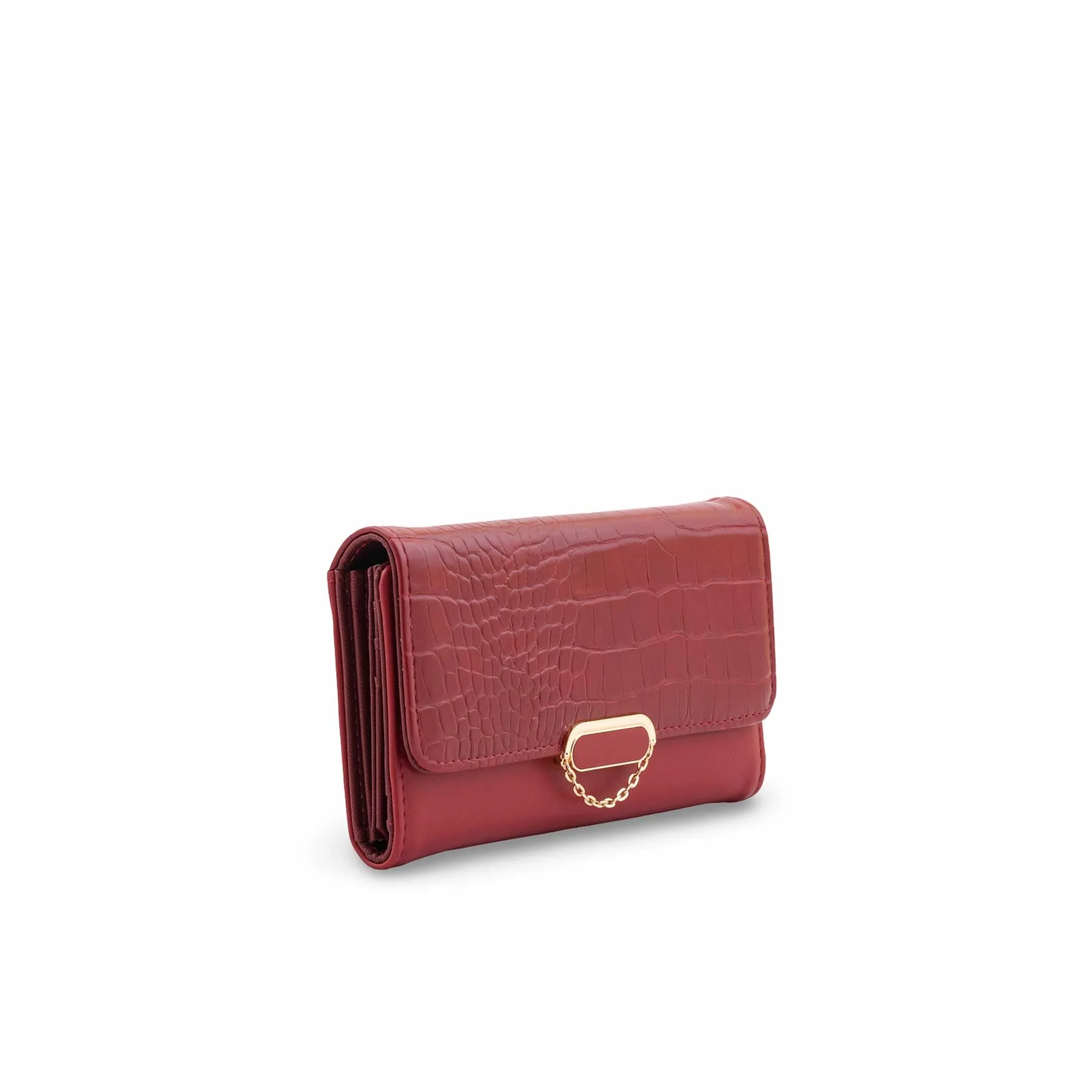 Maroon Casual Wallet For Ladies P71130 - Image 3