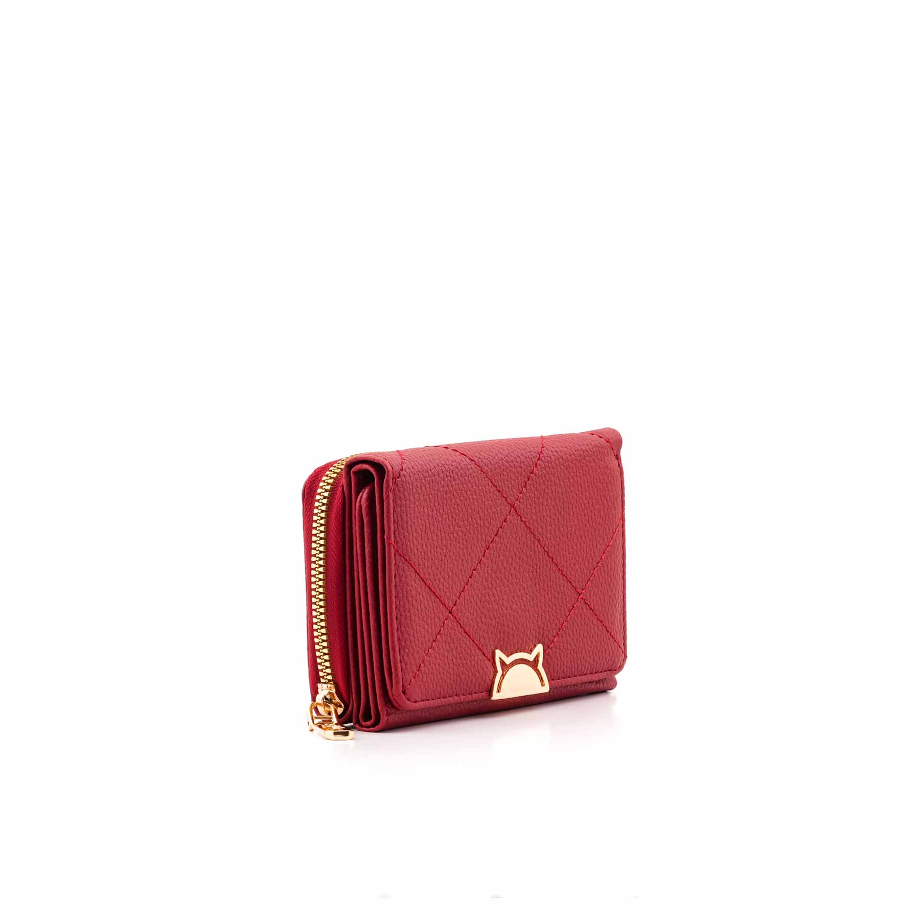 Maroon Casual Wallet For Women P71124 - Image 3