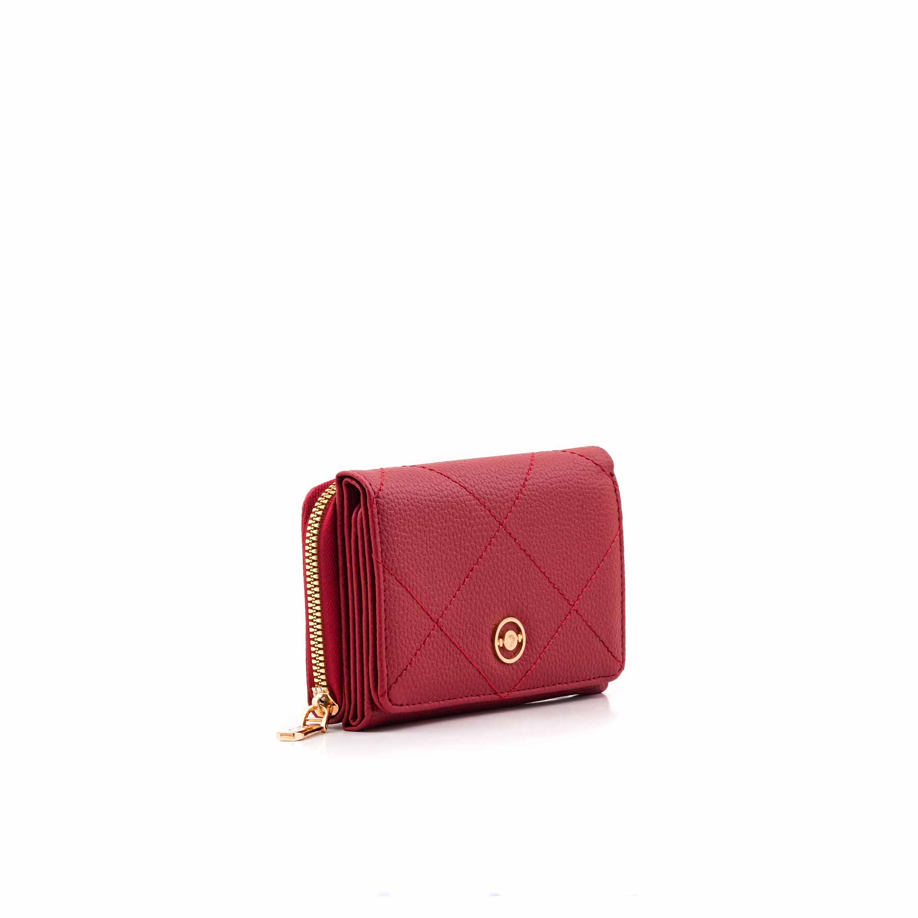 Maroon Casual Wallet For Women P71127 - Image 3