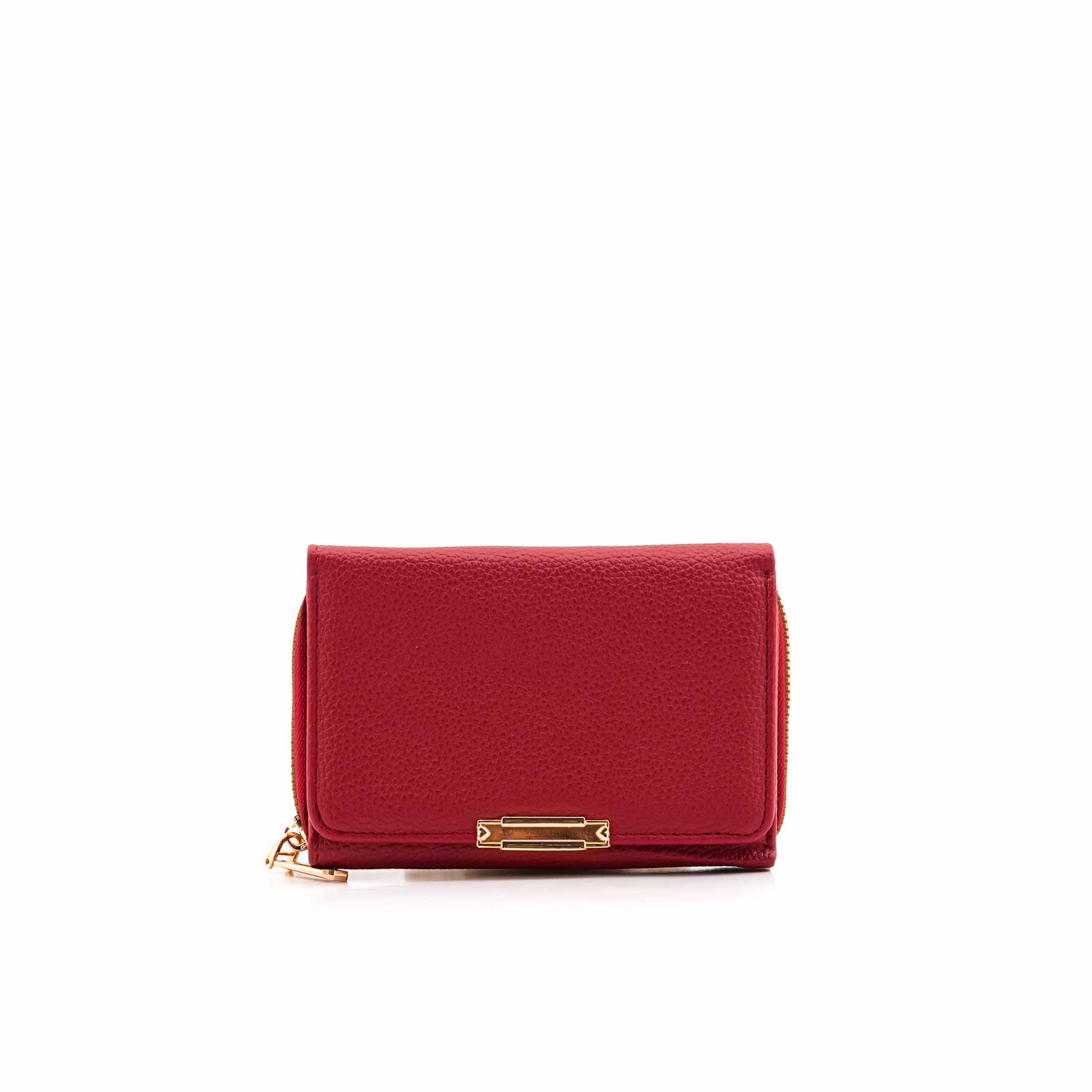 Maroon Casual Wallet For Women P71128 - Image 2