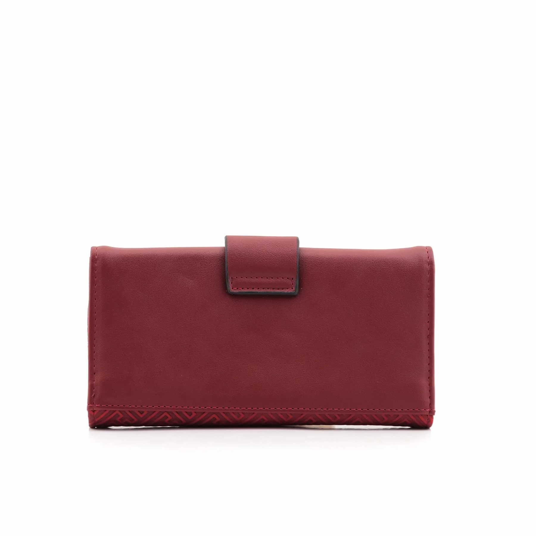 Maroon Casual Wallet For Women P71131 - Image 4