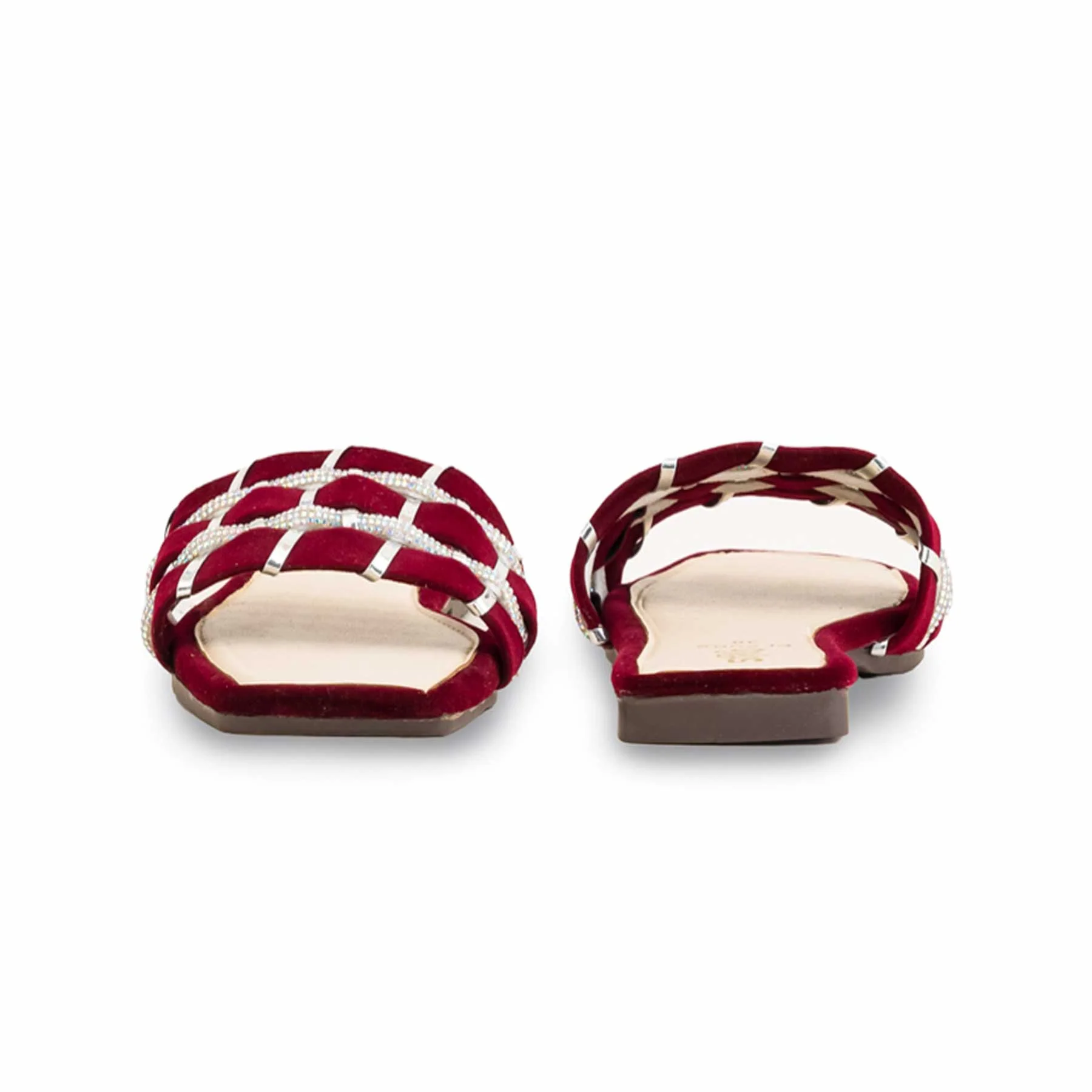 Maroon Casual Women Slipper CL2002 - Image 4