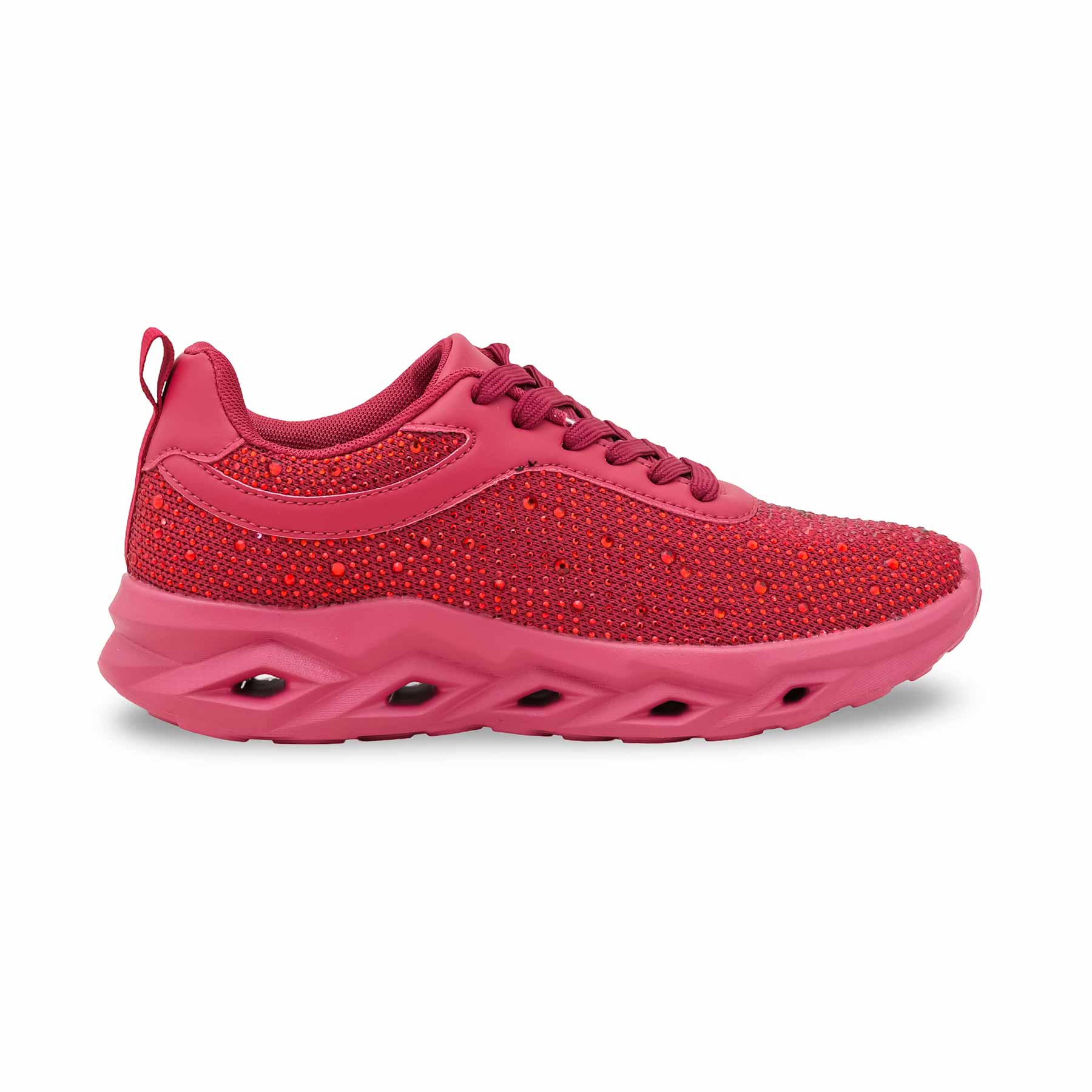 Maroon Casual Women Sneaker AT7451 - Image 3