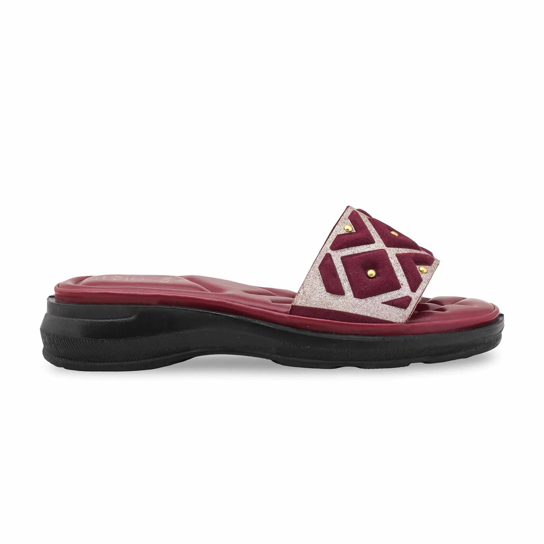 Maroon Casual Women Softy CL5480 - Image 2