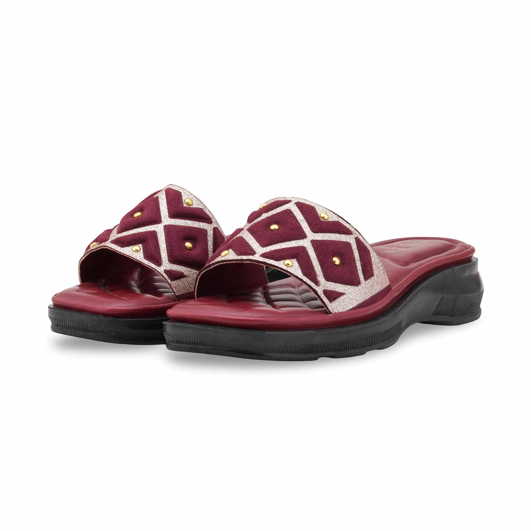 Maroon Casual Women Softy CL5480 - Image 3