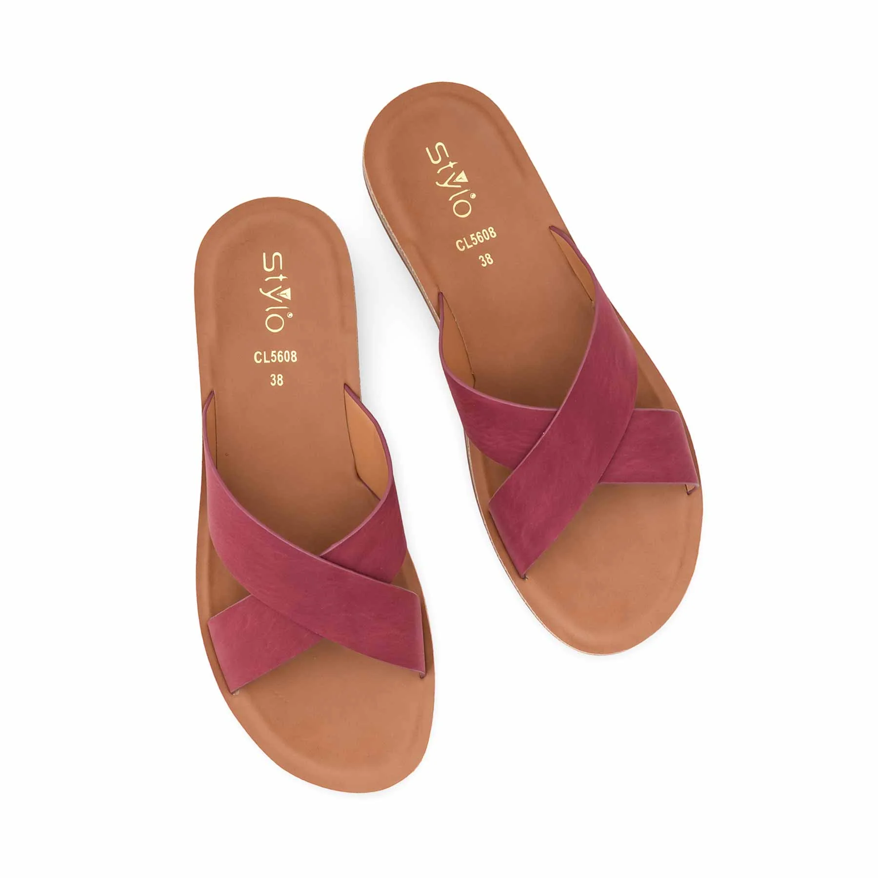 Maroon Casual Women Softy CL5608 - Image 5