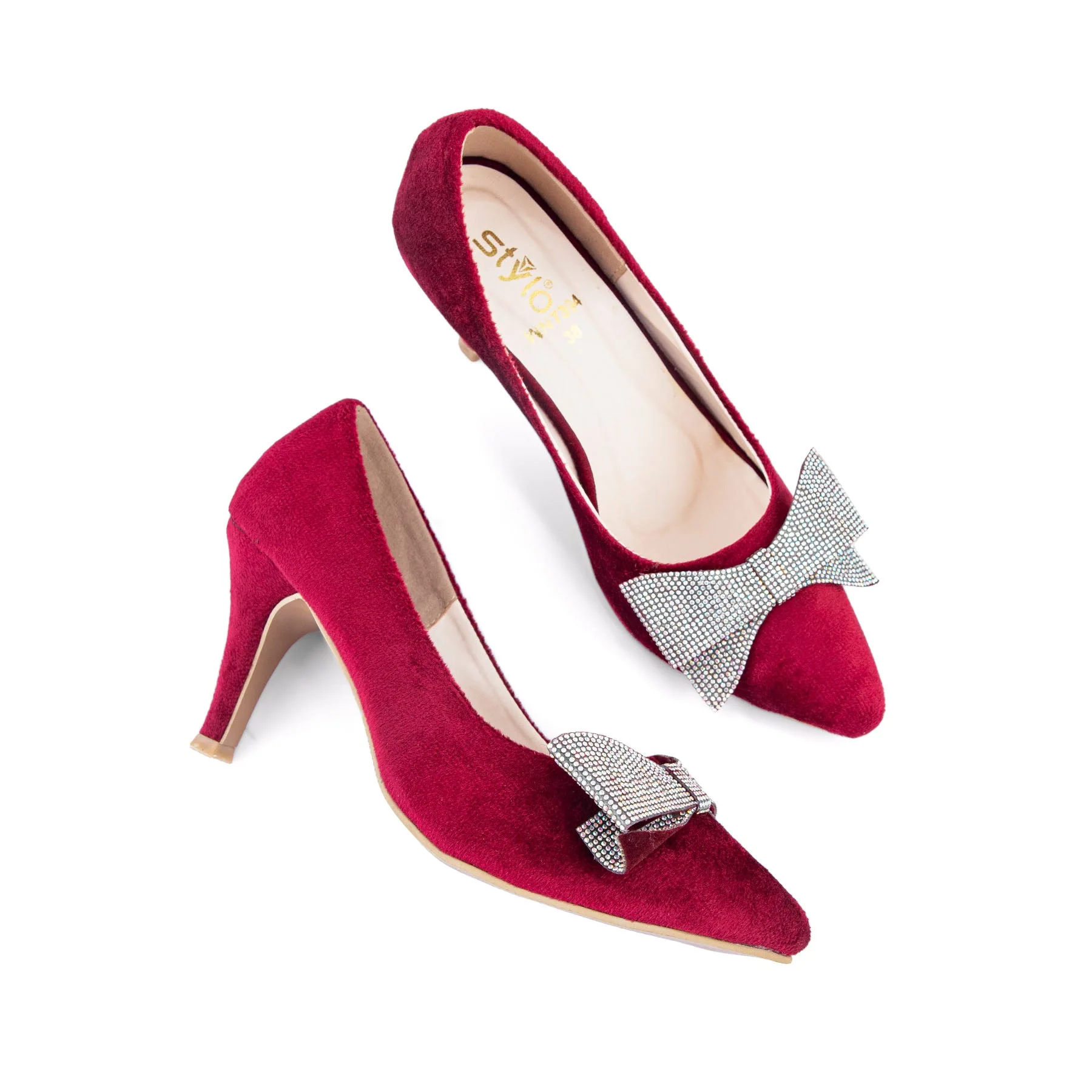 Maroon Court Shoes WN7394 - Image 4