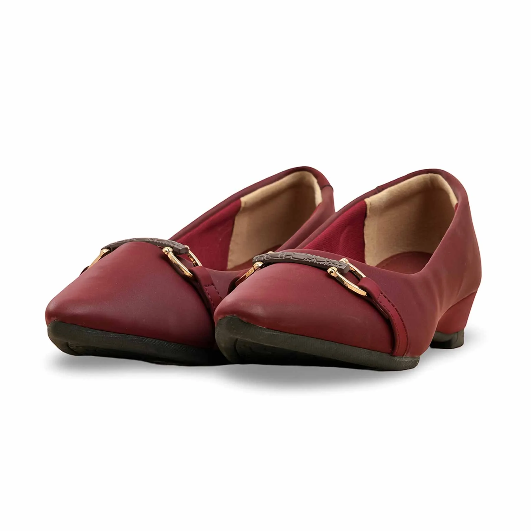 Maroon Court Shoes WN7487 - Image 4