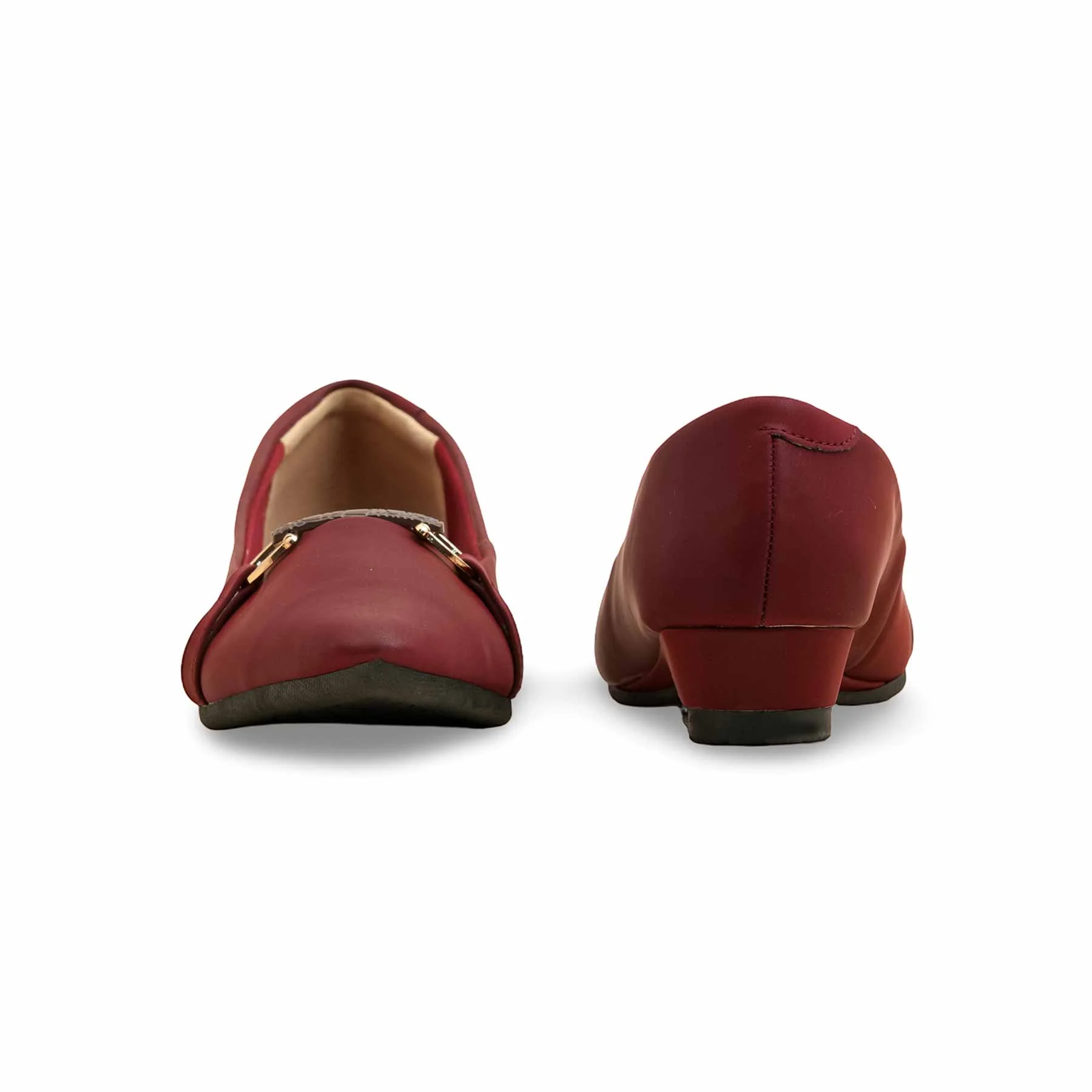 Maroon Court Shoes WN7487 - Image 5