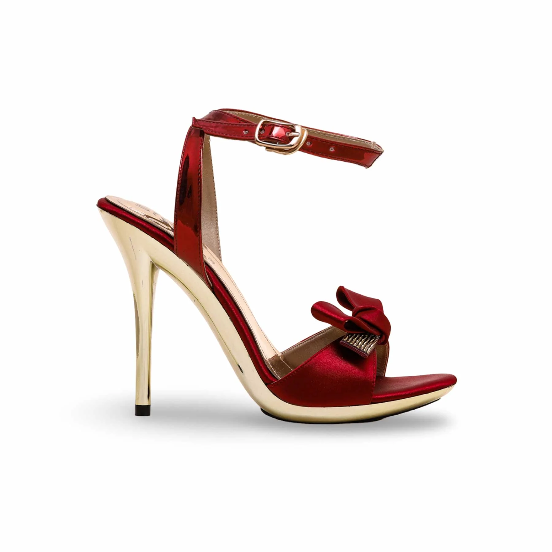 Maroon Fancy Bridal Sandal FN6020 - Image 3