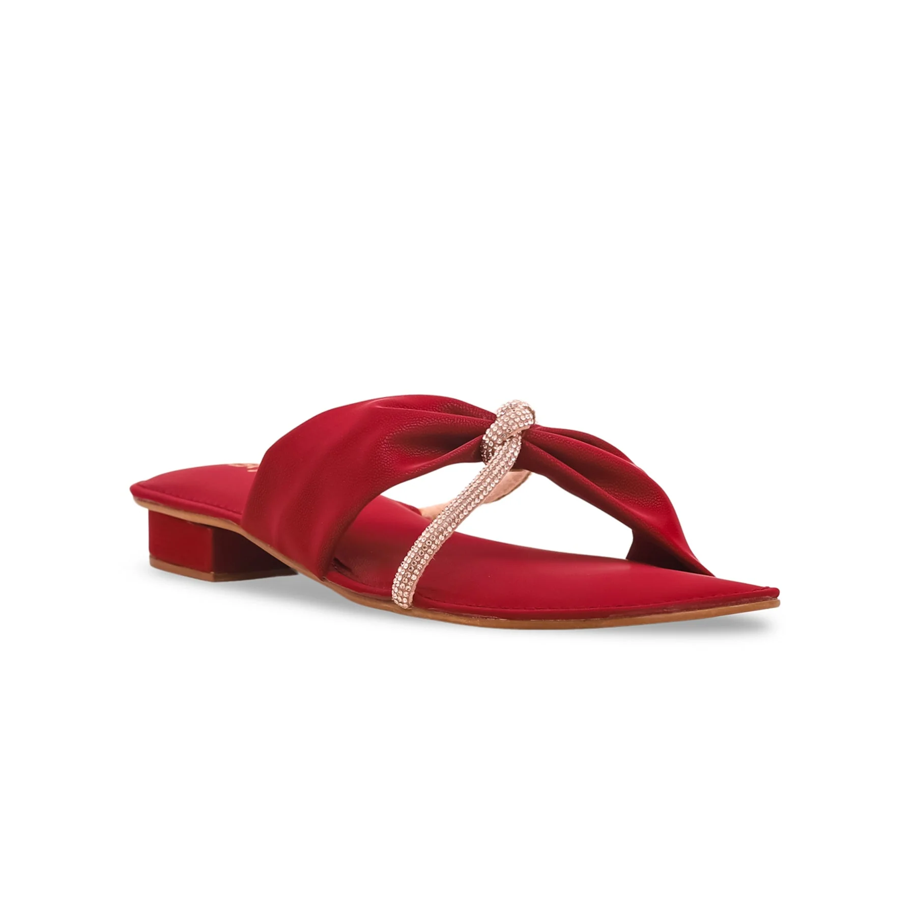 Maroon Fancy Slipper FN7691 - Image 2