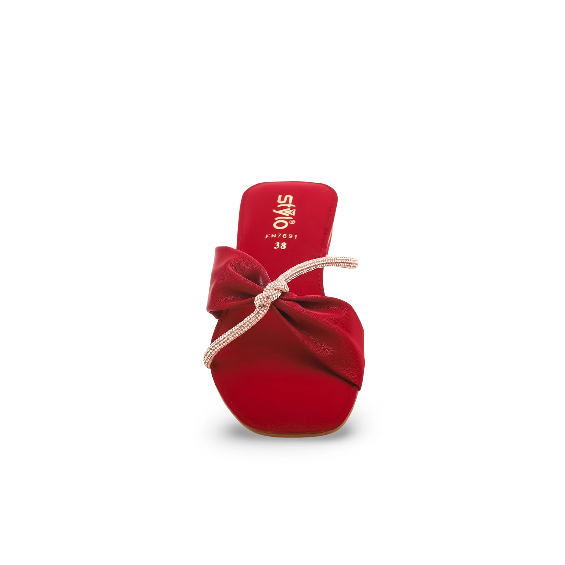 Maroon Fancy Slipper FN7691 - Image 3