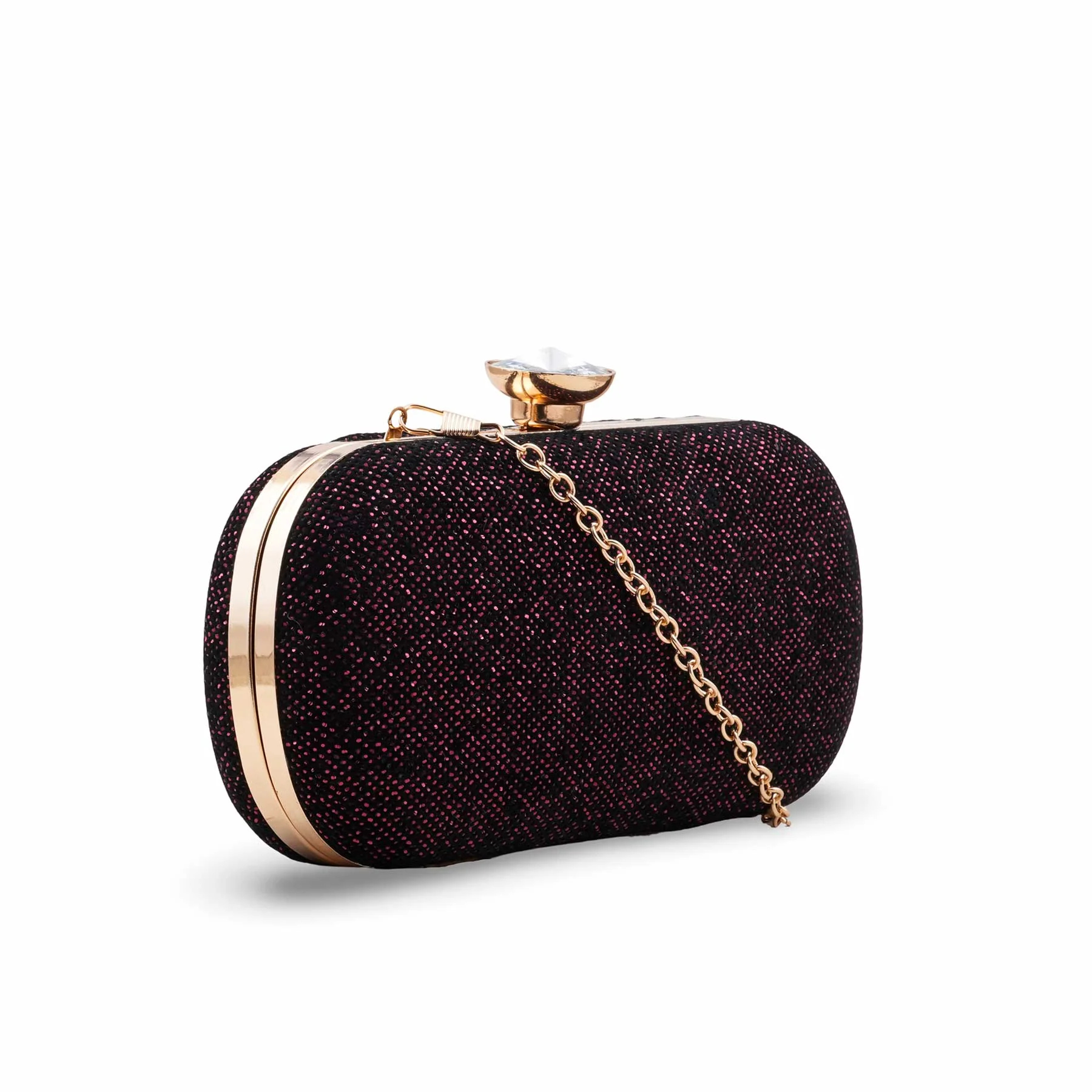 Maroon Fancy Clutch For Ladies P15711 - Image 3