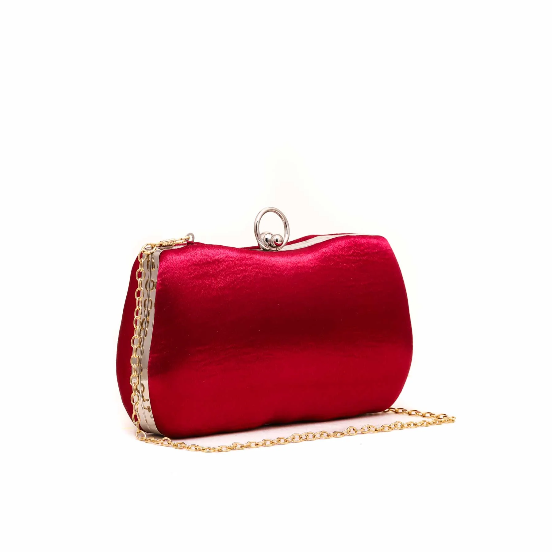 Maroon Fancy Clutch P15378 - Image 2