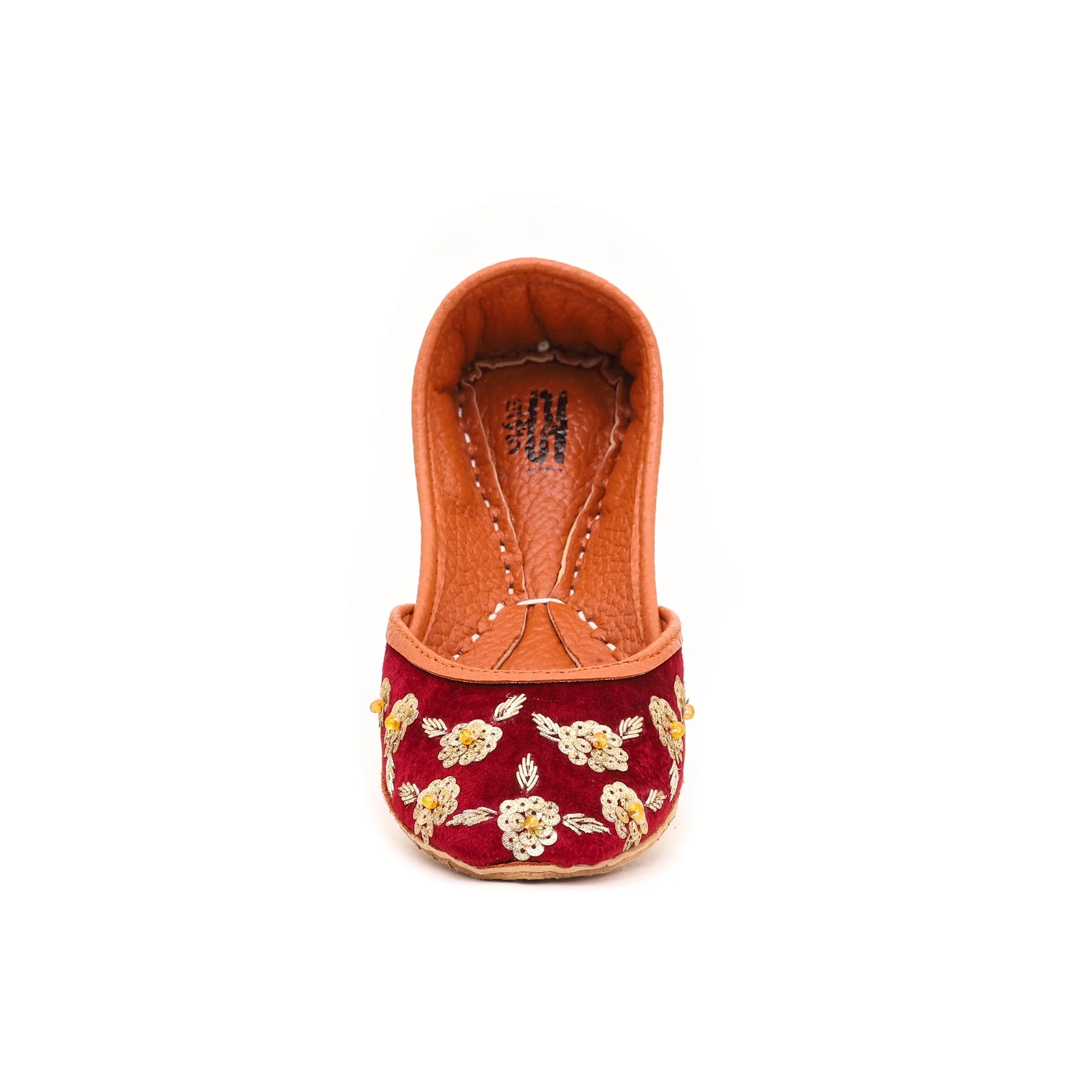 Maroon Fancy Khussa EC8296 - Image 3