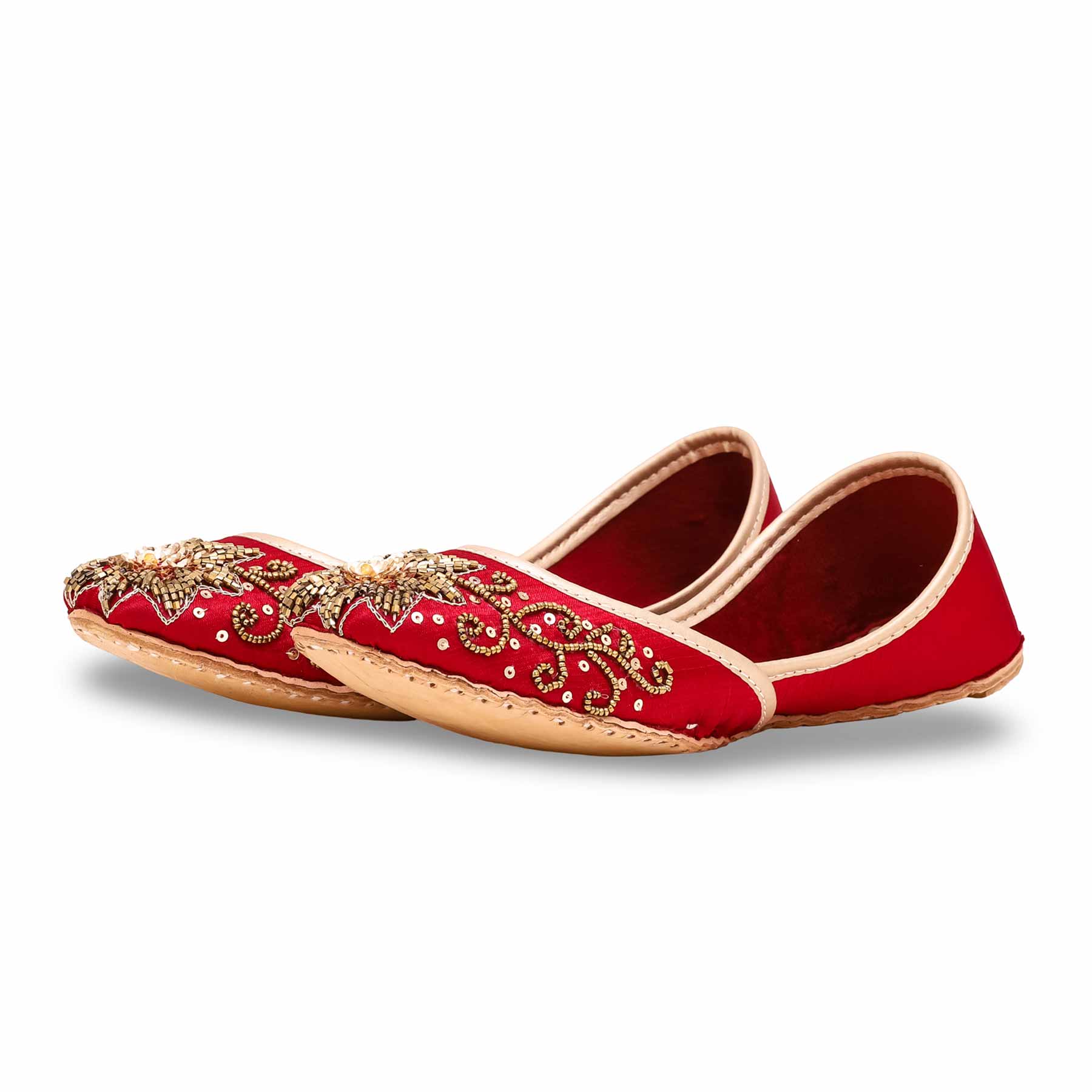 Maroon Fancy Khussa EC8409 - Image 3