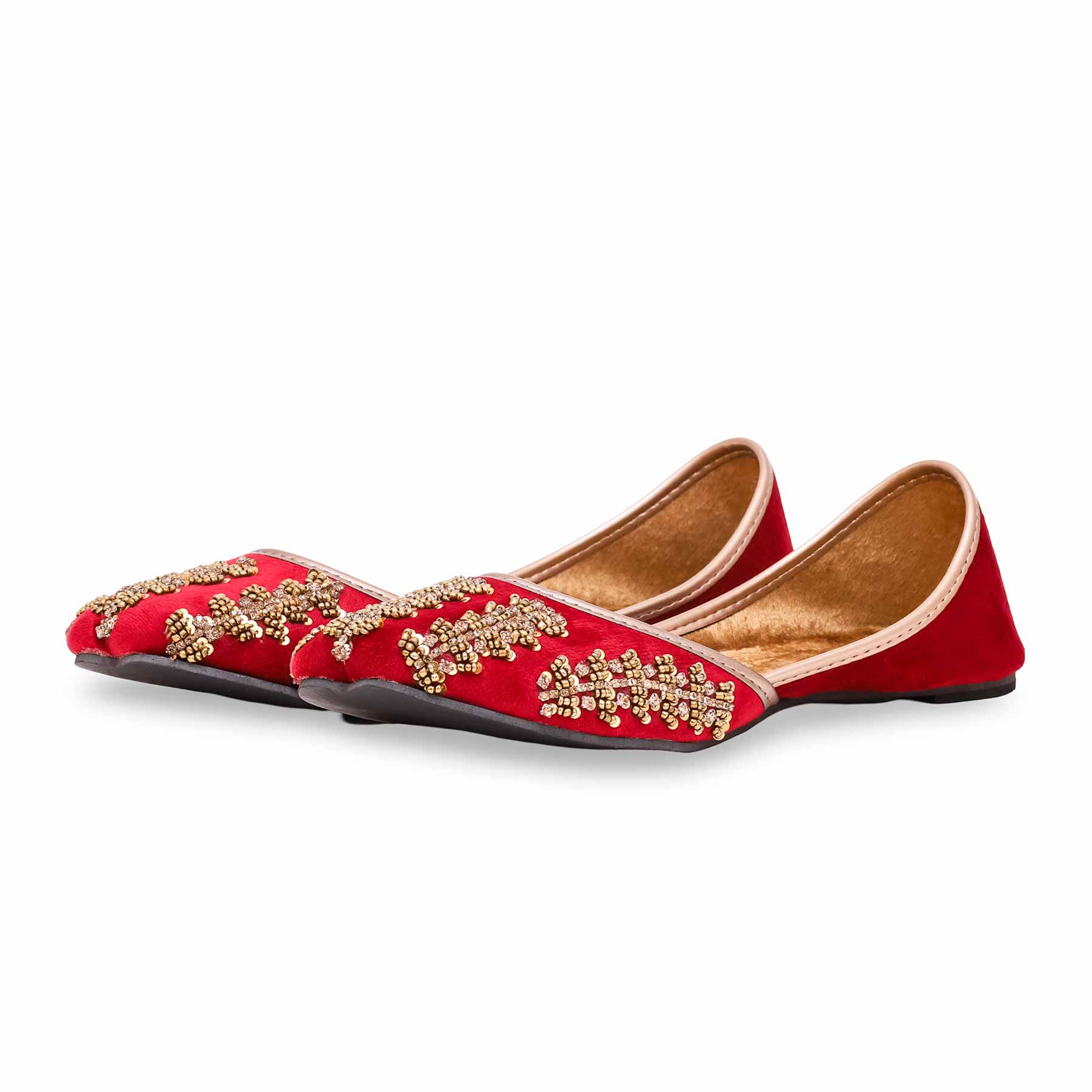Maroon Fancy Khussa EC8469 - Image 3