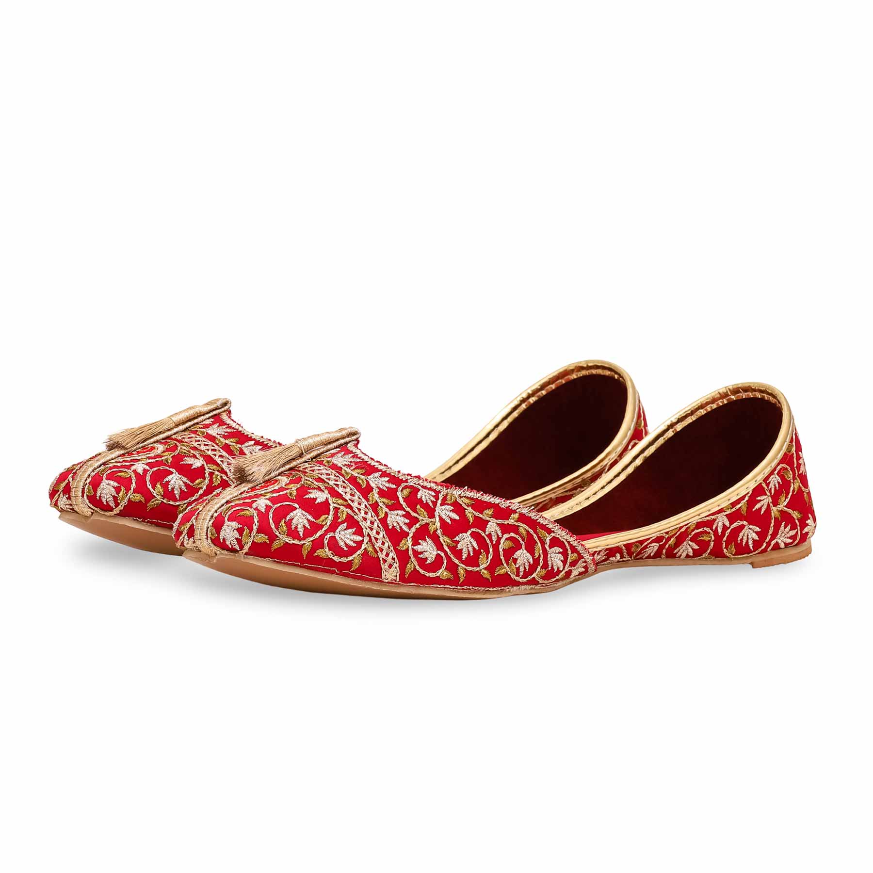 Maroon Fancy Khussa  EC8479 - Image 2
