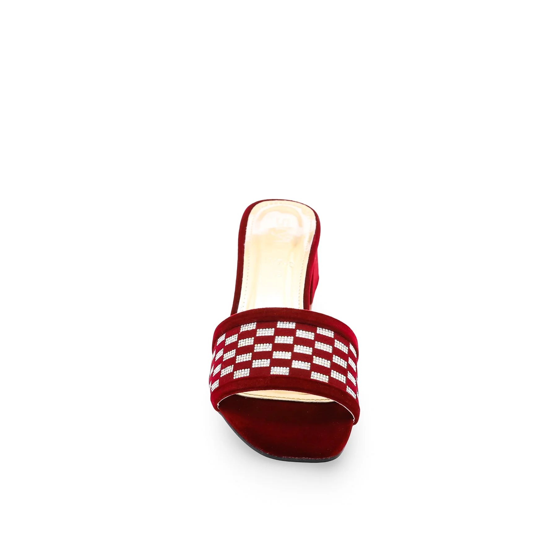 Maroon Fancy Slipper FN7789 - Image 3