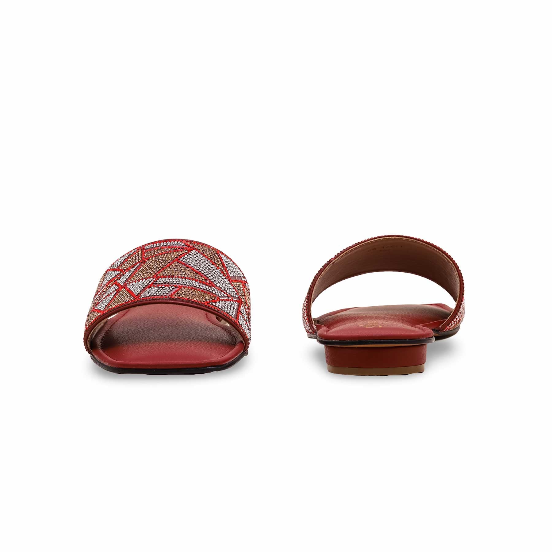 Maroon Fancy Slipper FN7803 - Image 4