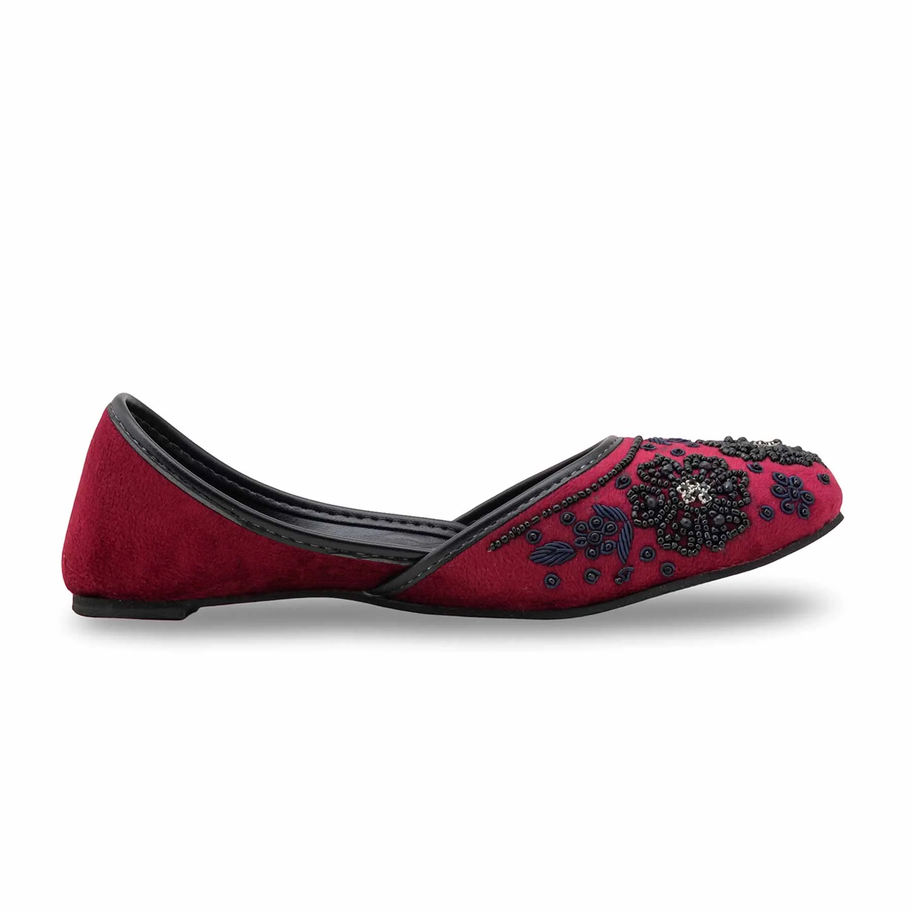 Maroon Fancy Women Khussa EC8607 - Image 3