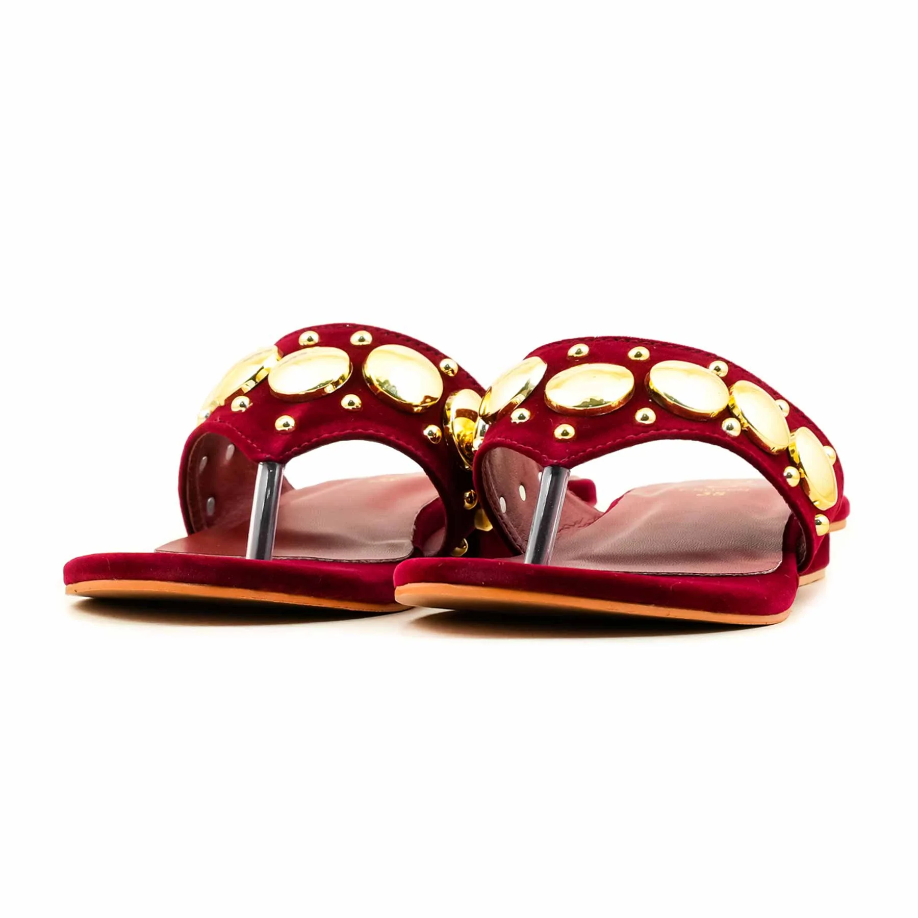 Maroon Formal Chappal For Ladies FR0568 - Image 3