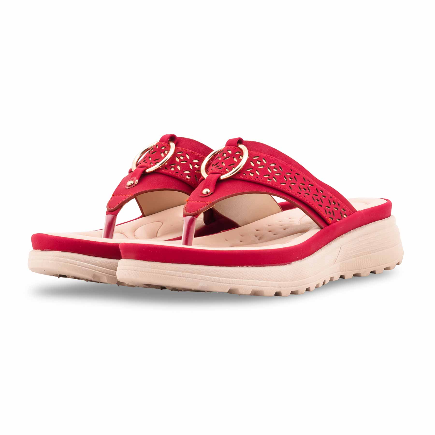 Maroon Formal Chappal For Women PU0682 - Image 3