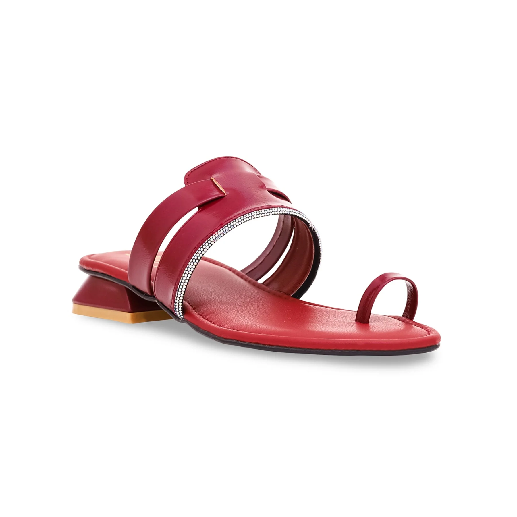 Maroon Formal Chappal FR0536 - Image 3