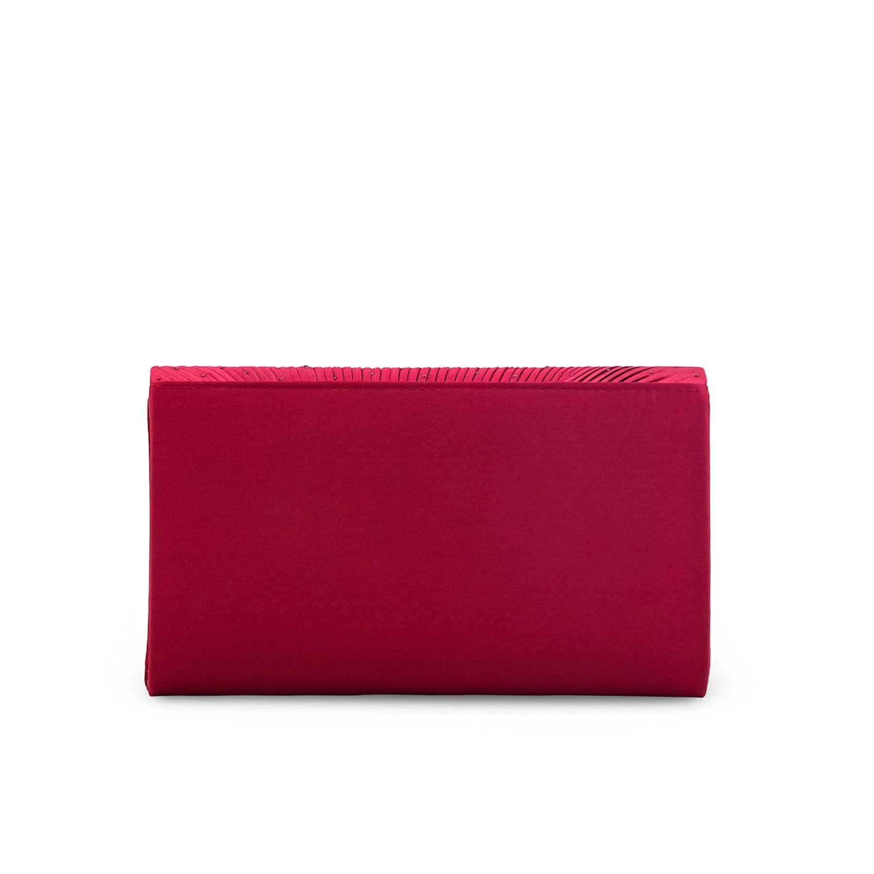Maroon Formal Clutch For Women P24452 - Image 4