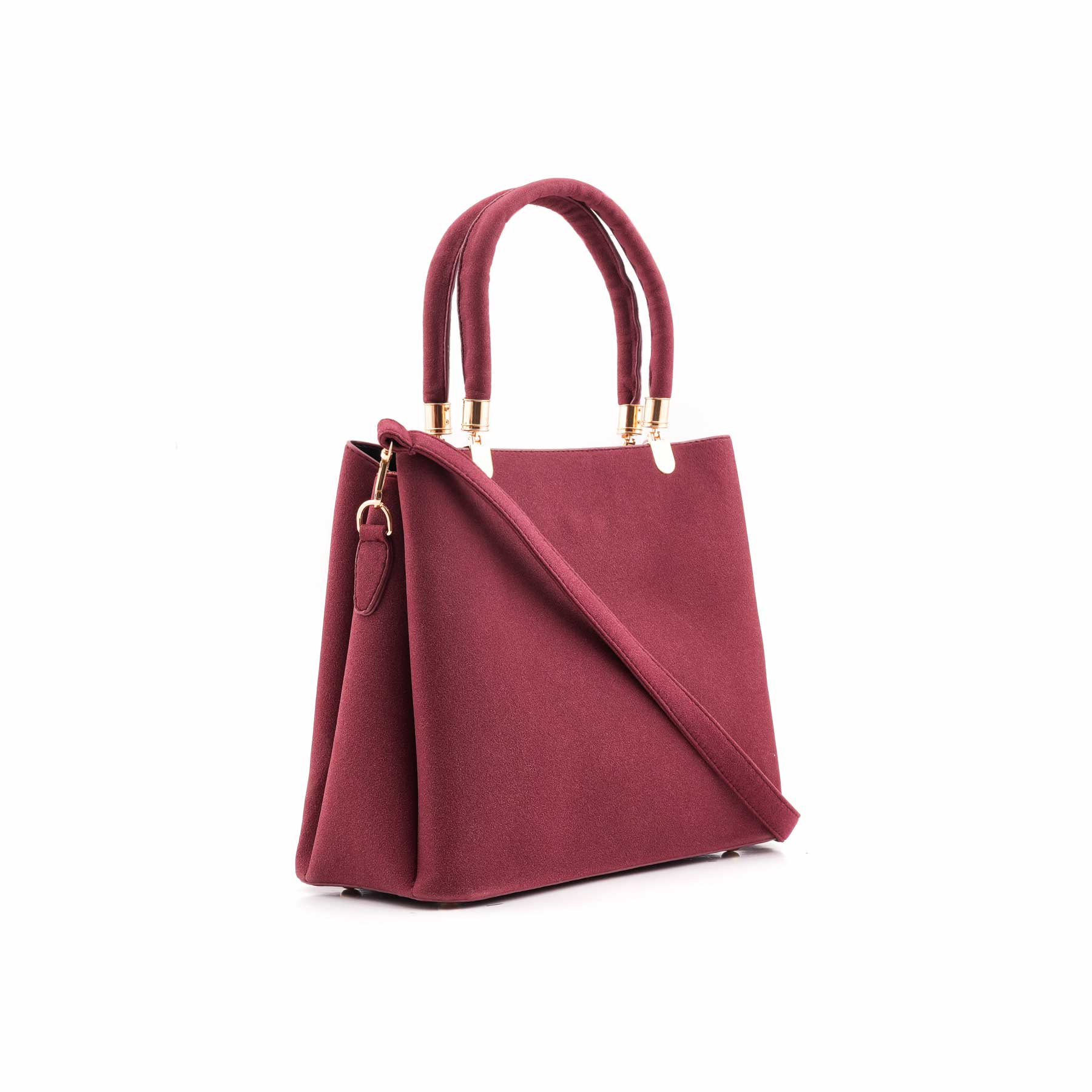 Maroon Formal Hand Bag For Ladies P55880 - Image 3