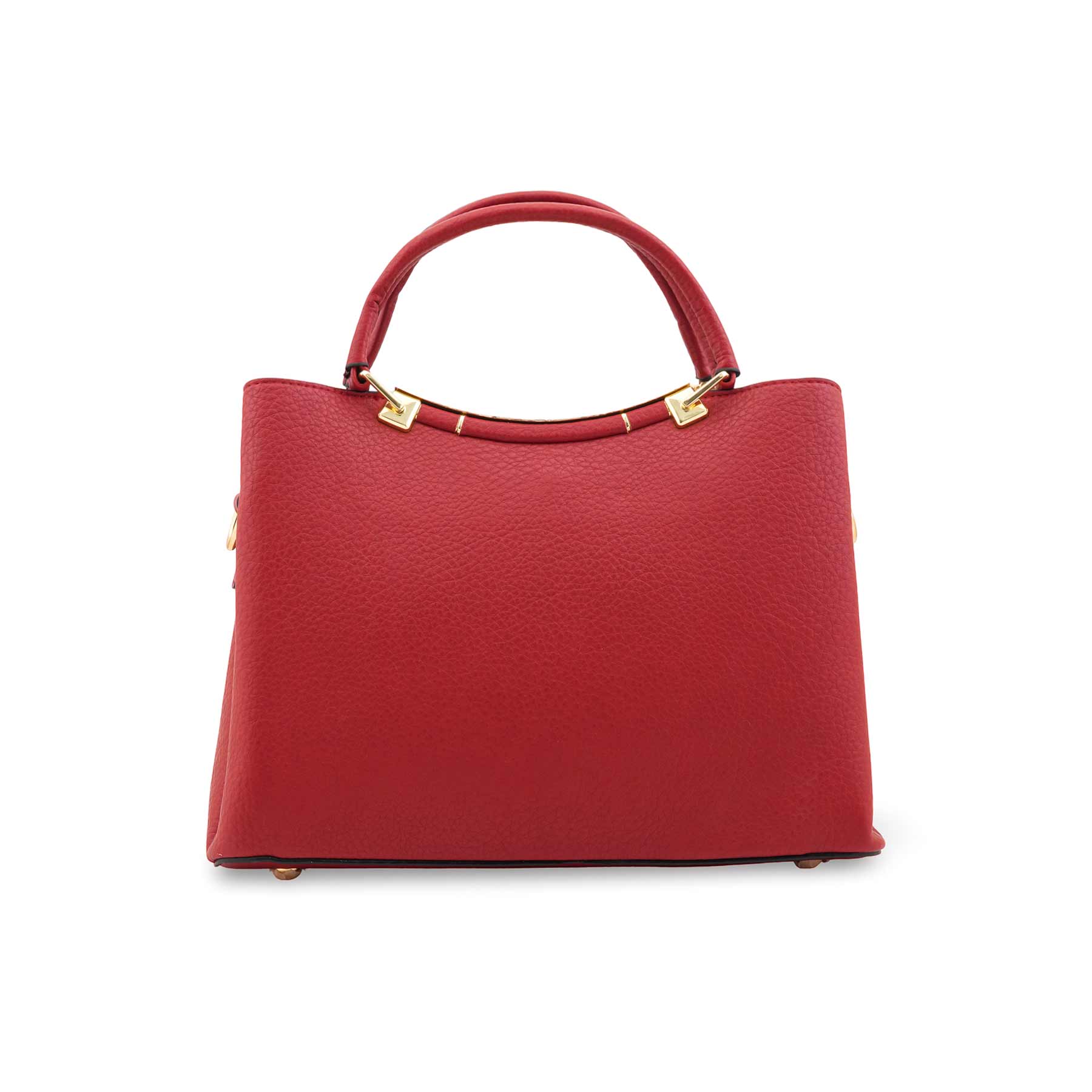 Maroon Formal Hand Bag For Women P36441 - Image 4