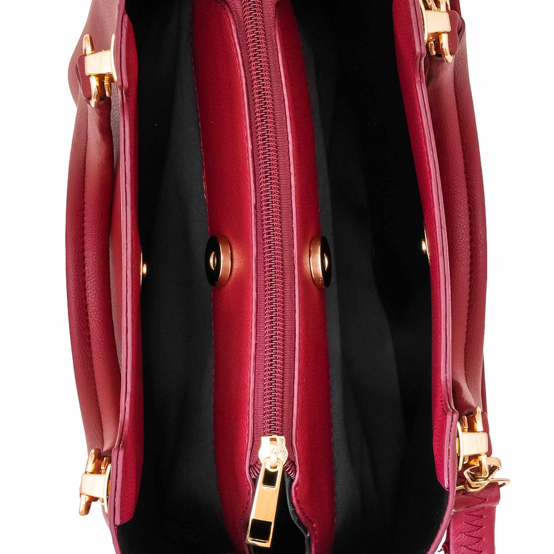 Maroon Formal Hand Bag For Women P55847 - Image 5