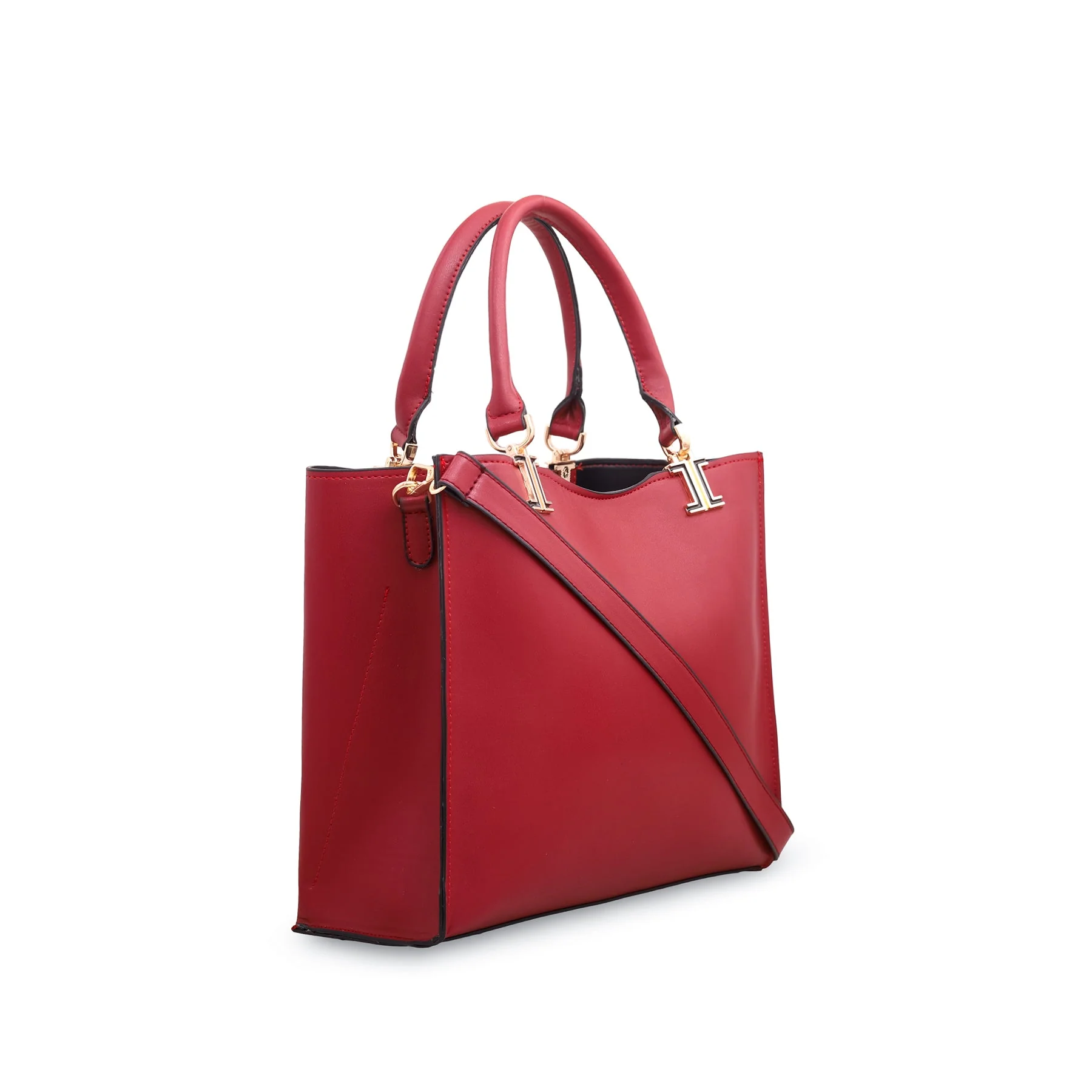 Maroon Formal Hand Bag P55507 - Image 2