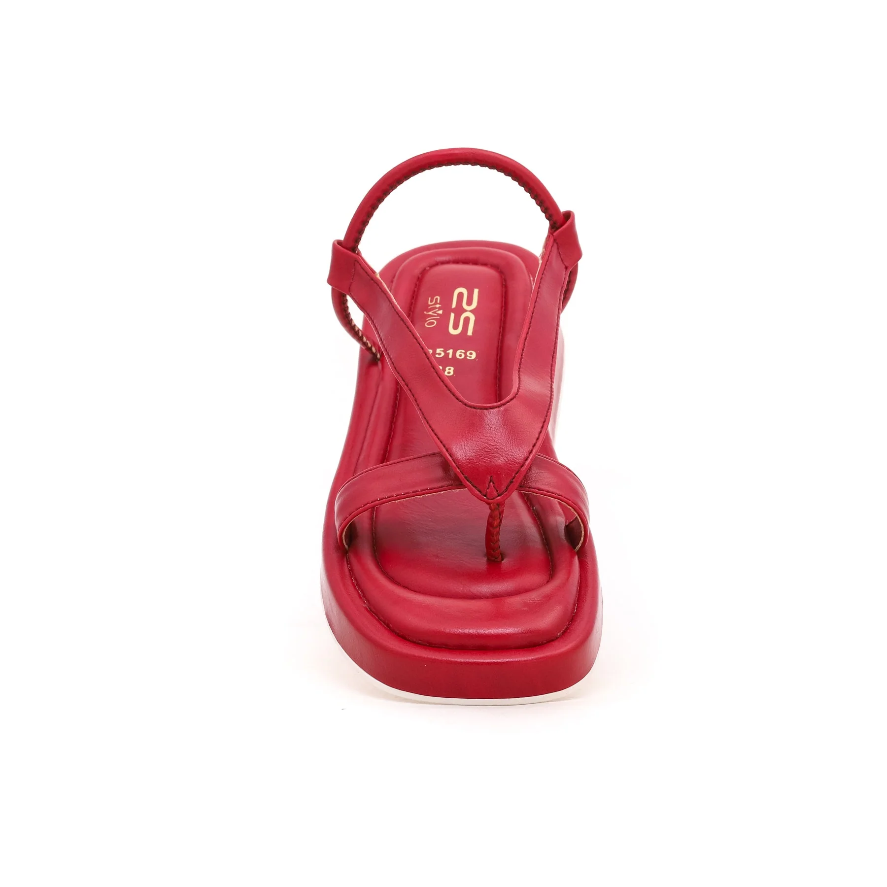 Women Maroon Formal Sandal FR5169 - Image 3