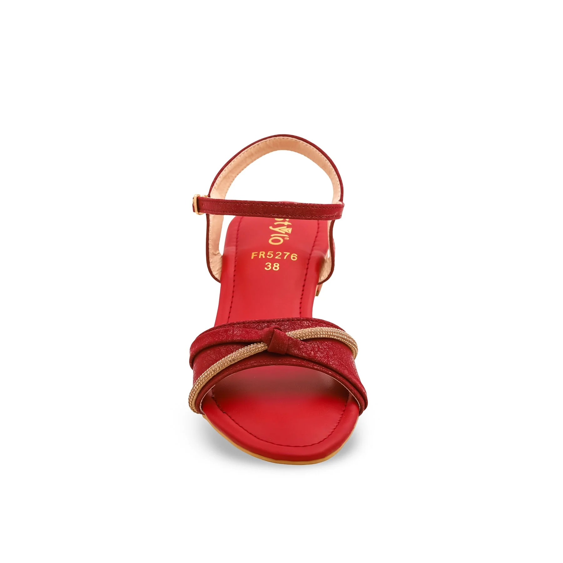 Maroon Formal Sandal FR5276 - Image 3