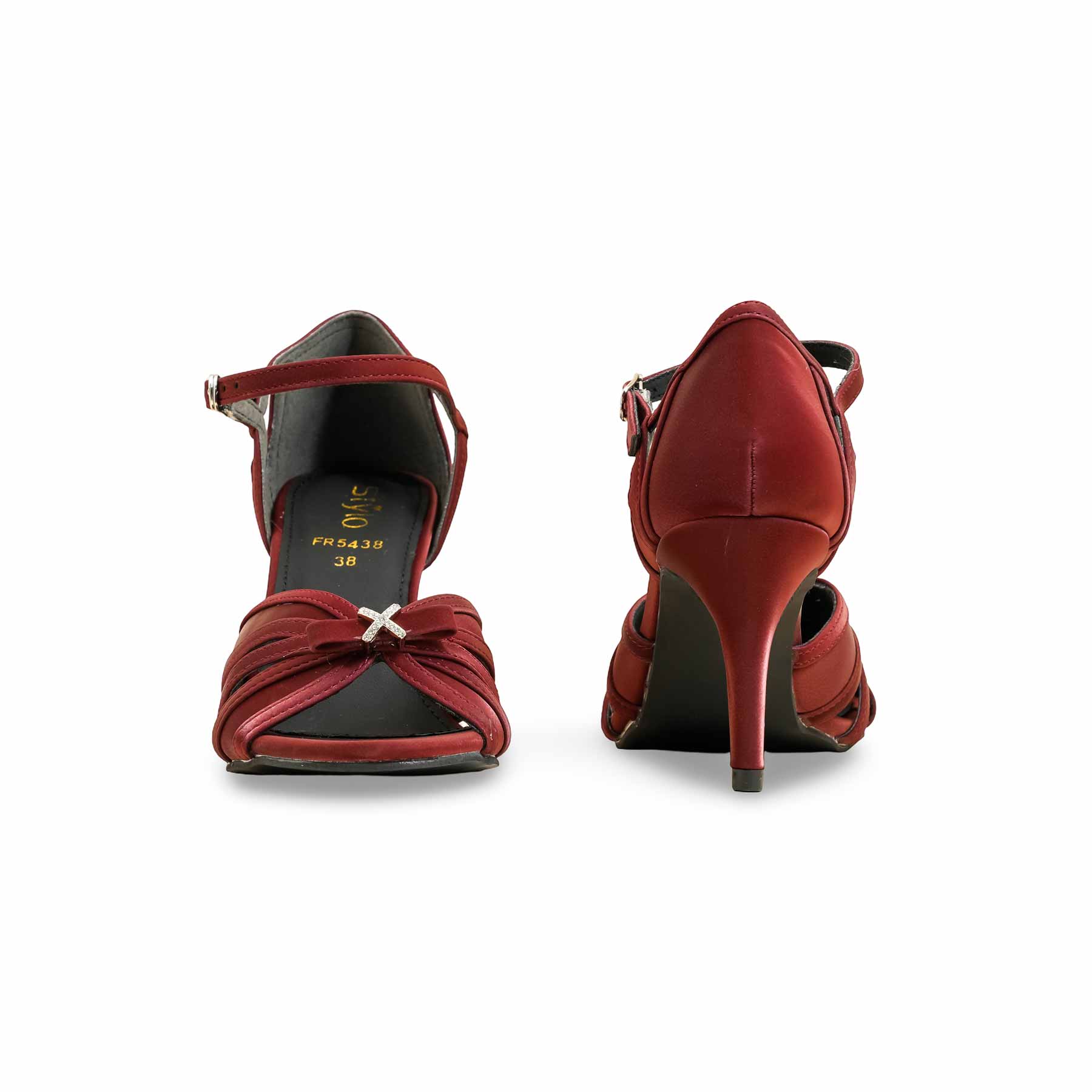 Maroon Formal Sandal FR5438 - Image 4