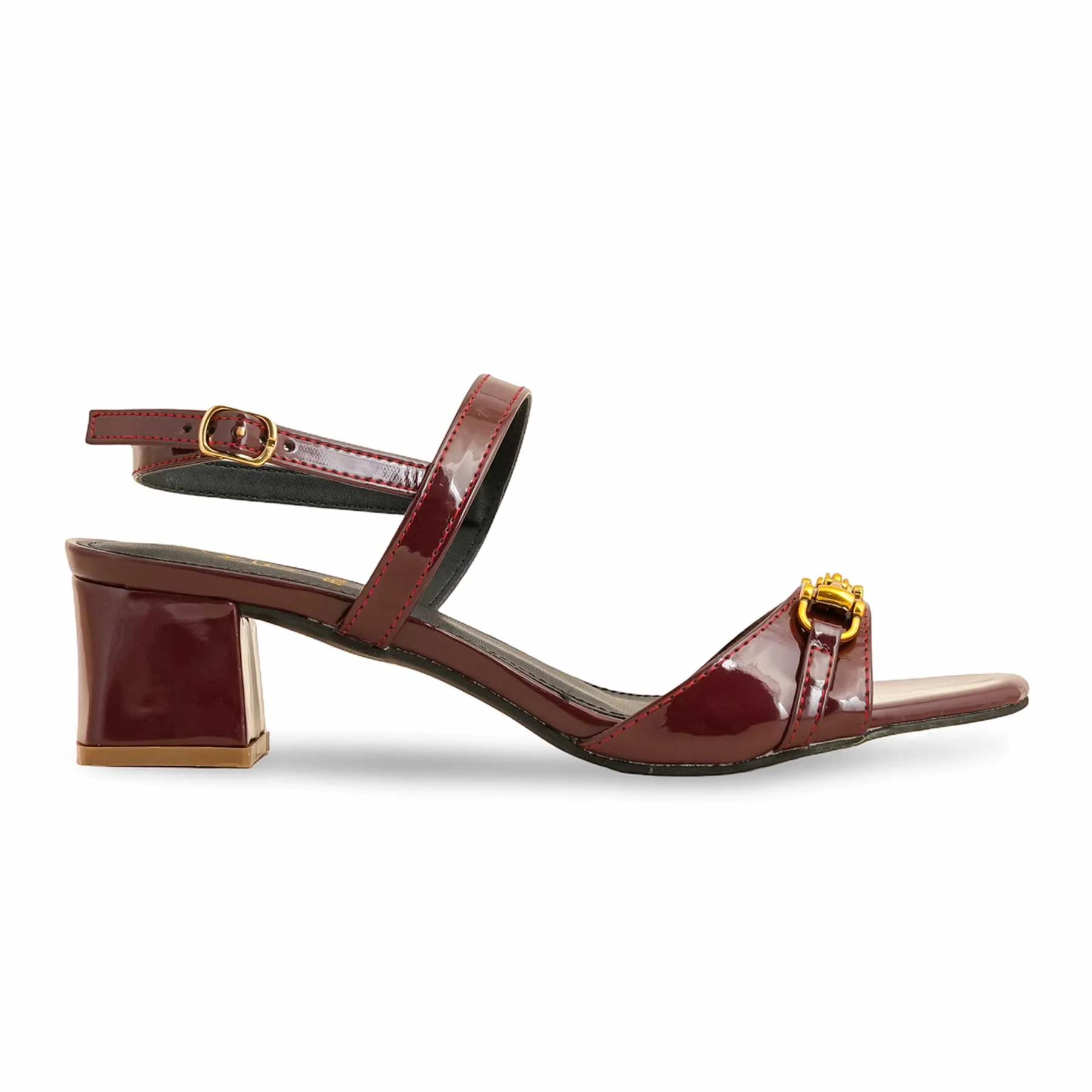Maroon Formal Sandal FR5444 - Image 2