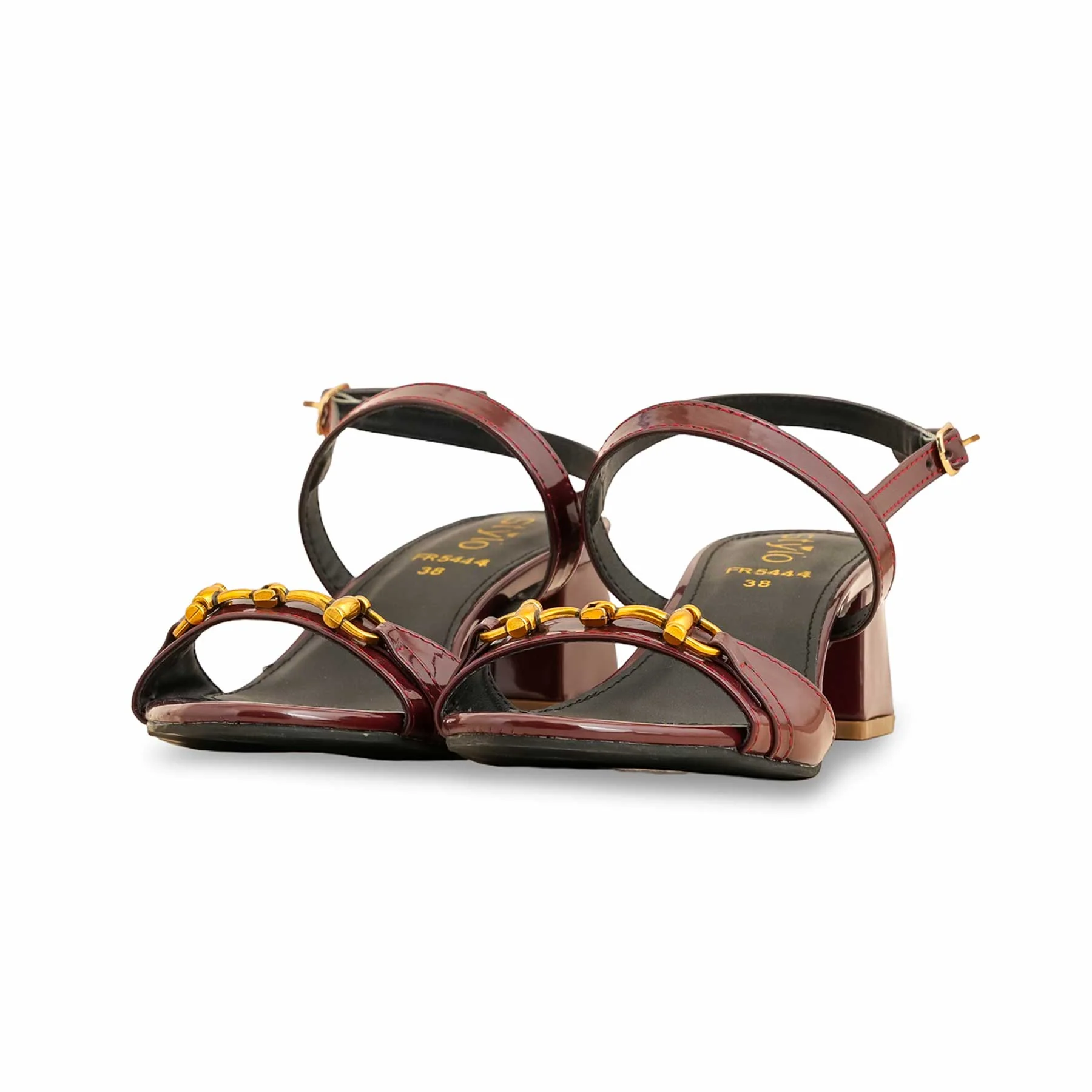 Maroon Formal Sandal FR5444 - Image 3