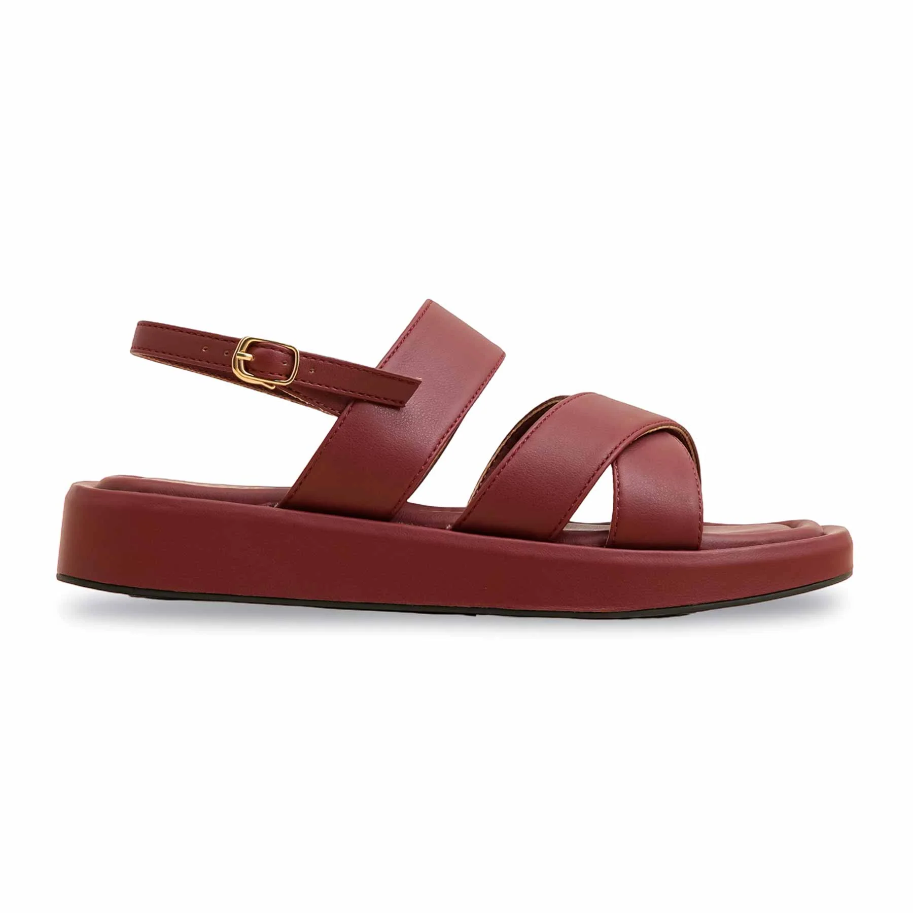 Maroon Formal Sandal PU0618 - Image 2