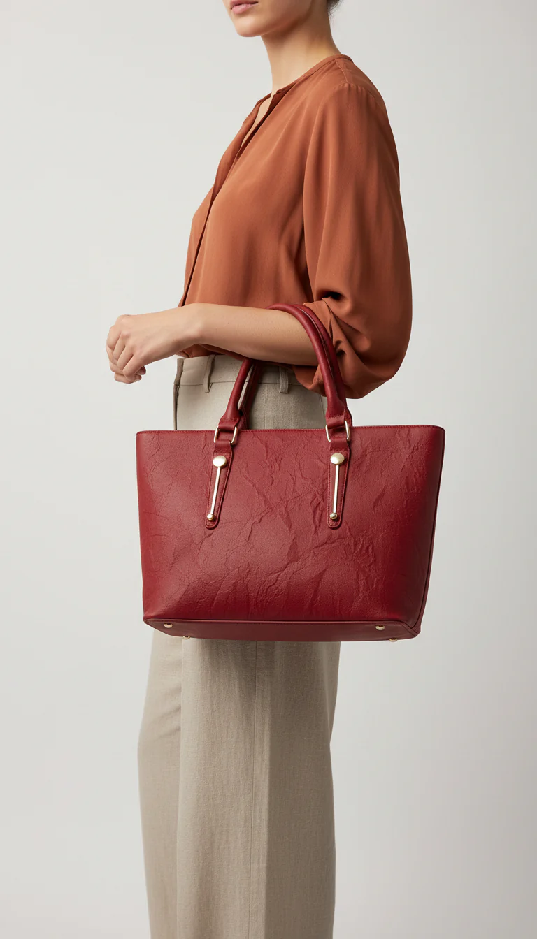 Maroon Formal Shoulder Bag For Ladies P36452
