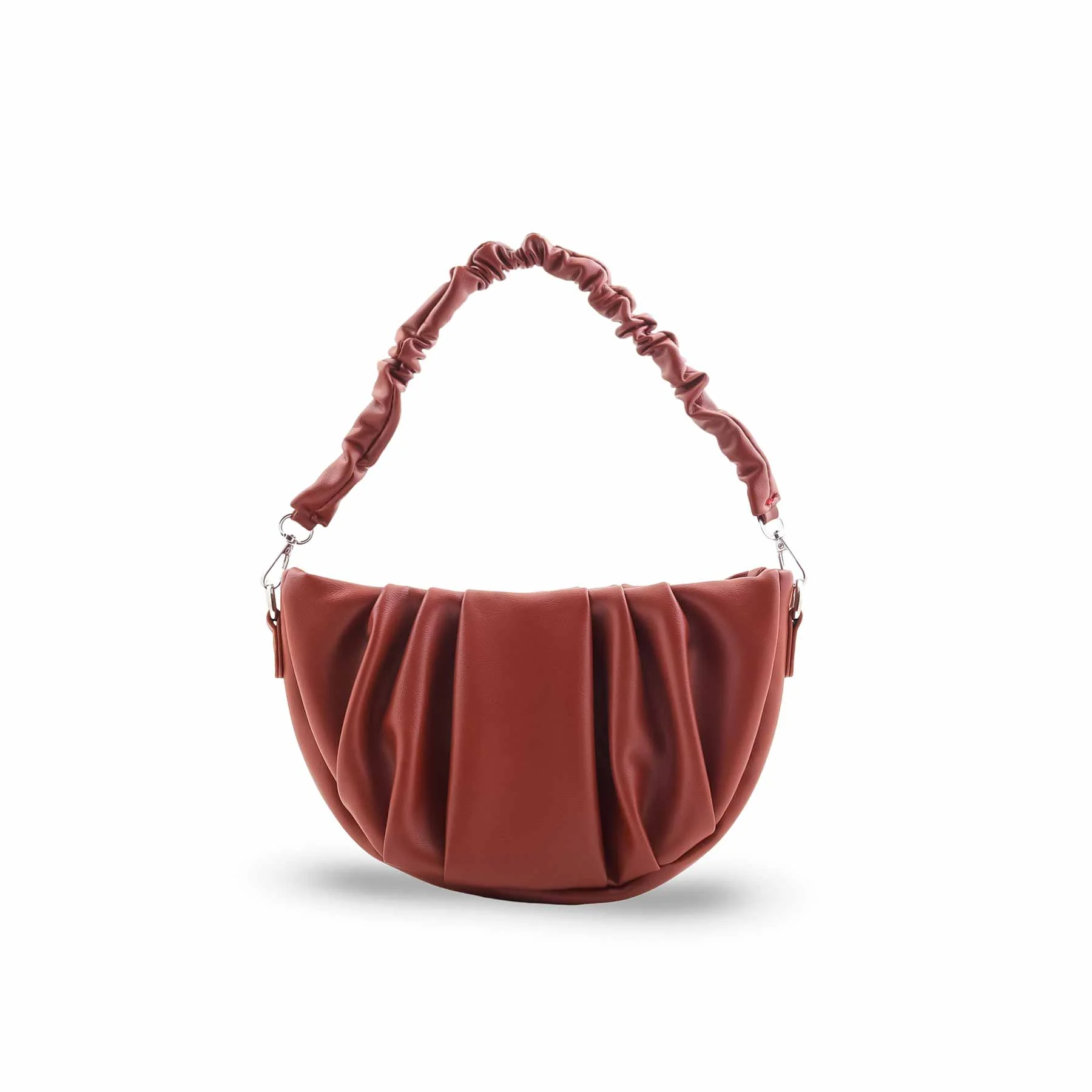Maroon Formal Shoulder Bag For Ladies P36481 - Image 2