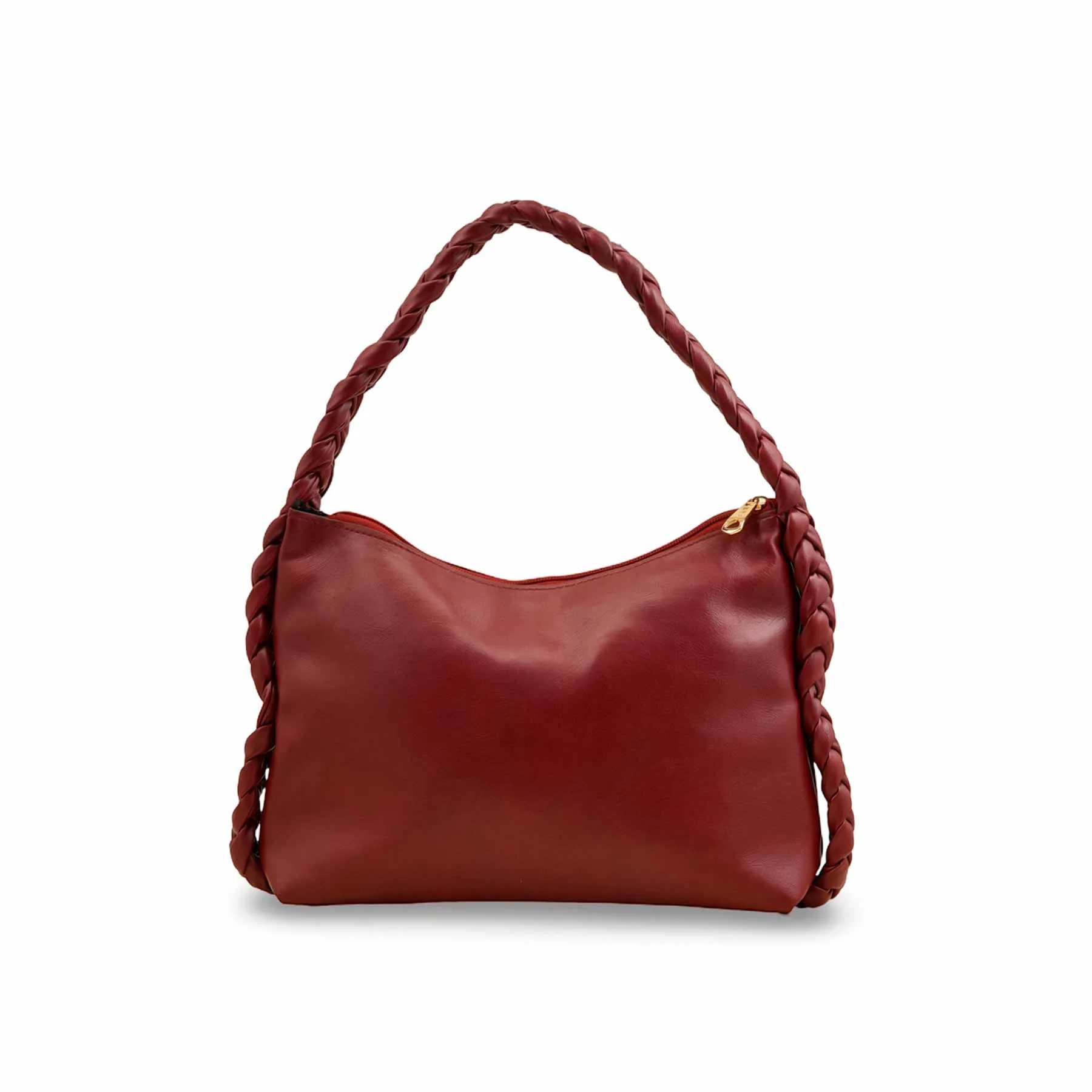 Maroon Formal Shoulder Bag For Ladies P55823 - Image 2